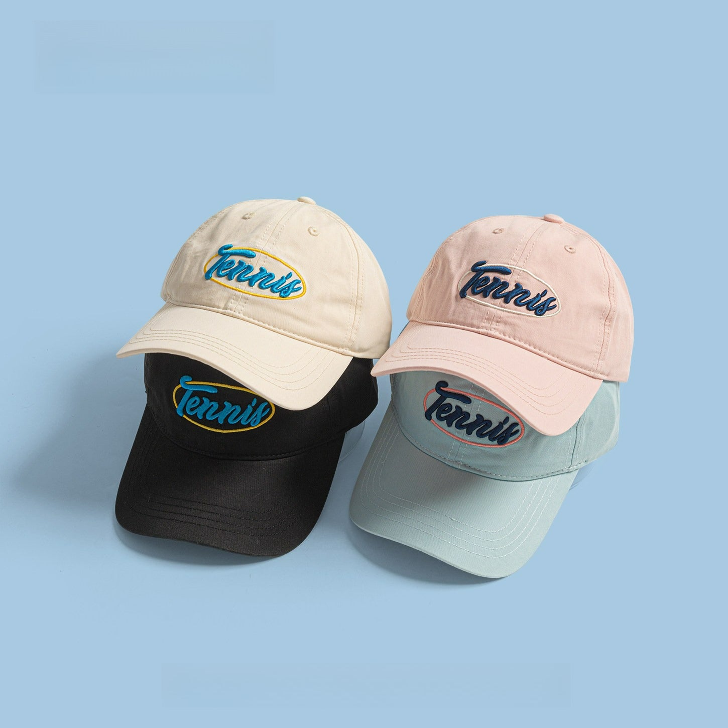 Tennis Solid Baseball Cap