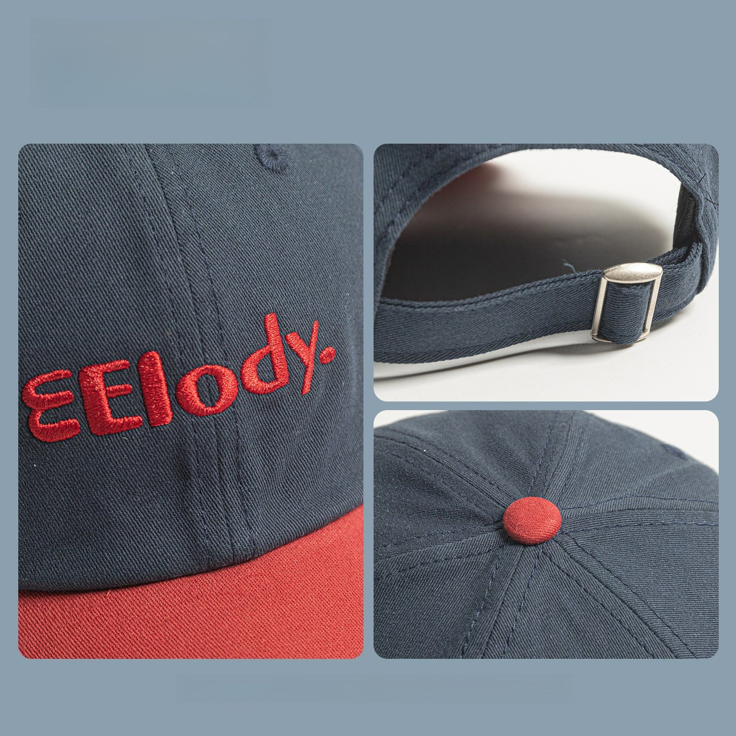 EElody | Retro Contrasting Color Baseball Cap