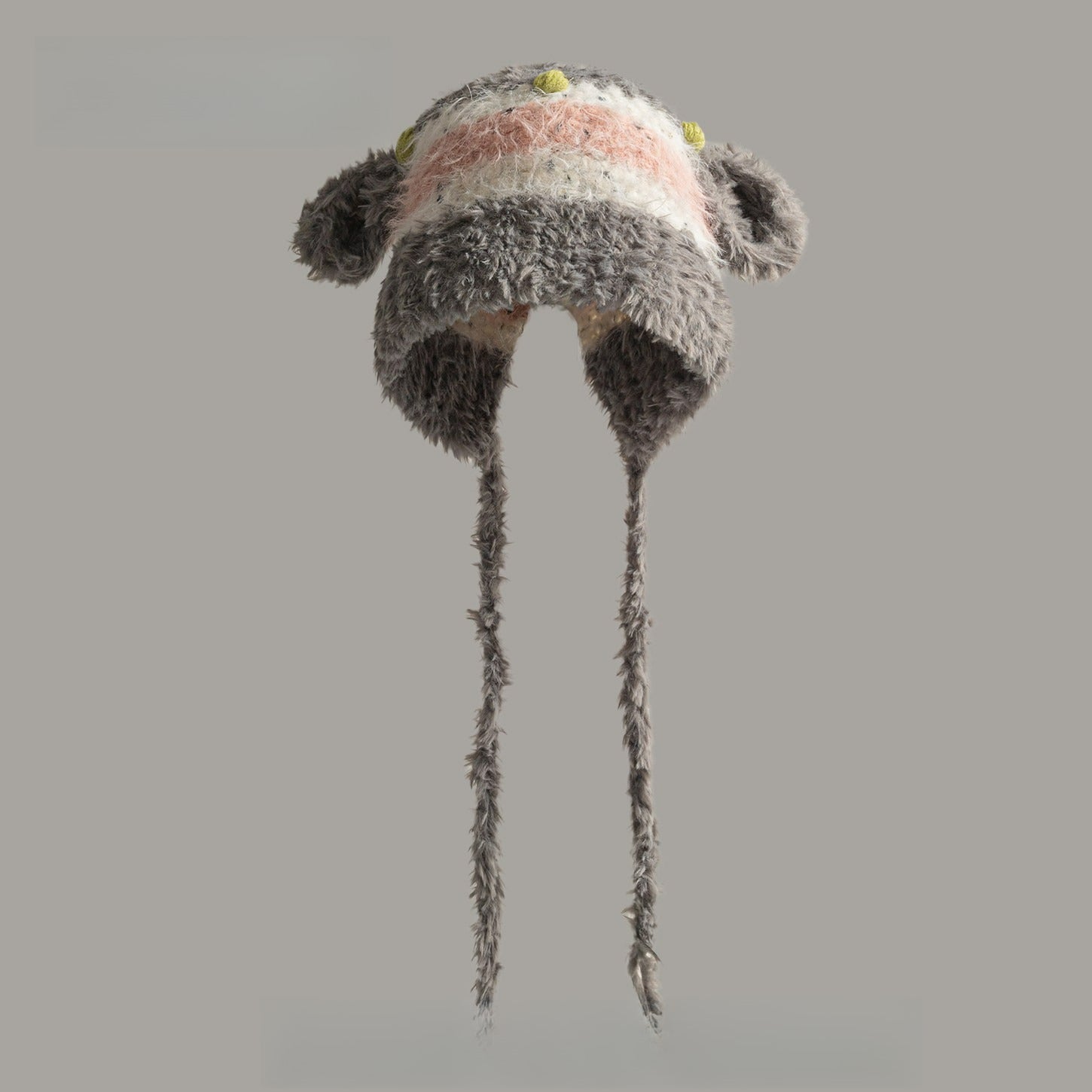 Cute Bear Ears Thickened Knitted Hat
