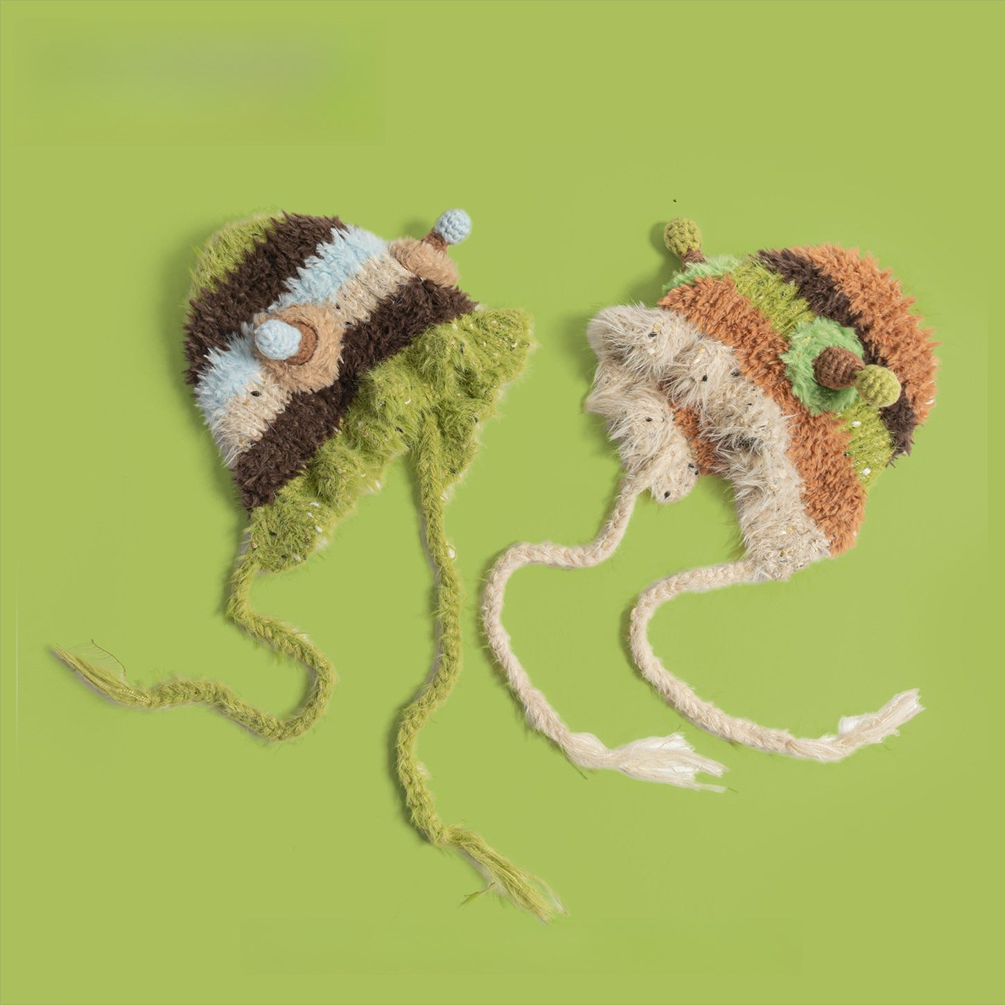 Funny Cute Little Monster Plush Hat