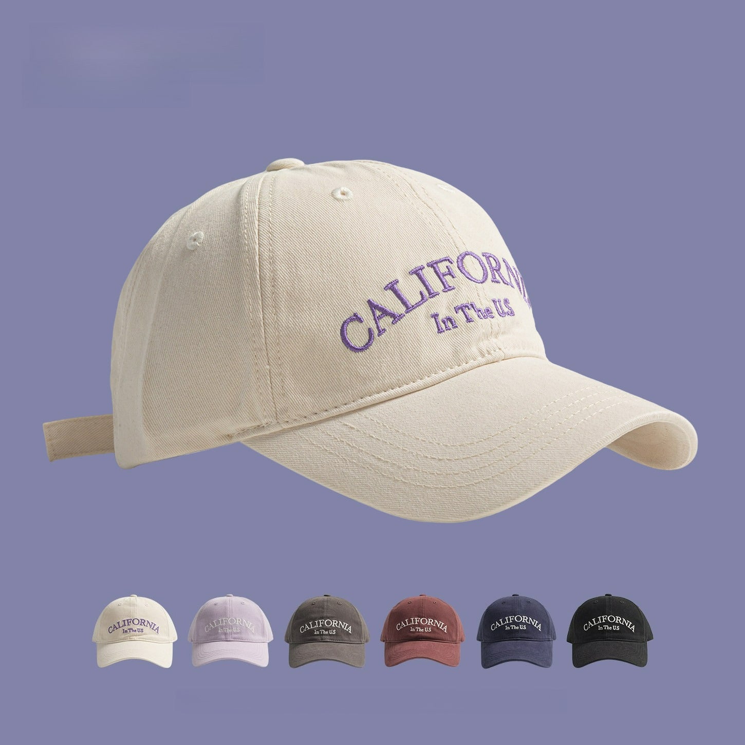CALIFORNIA | Letter Embroidered Cap