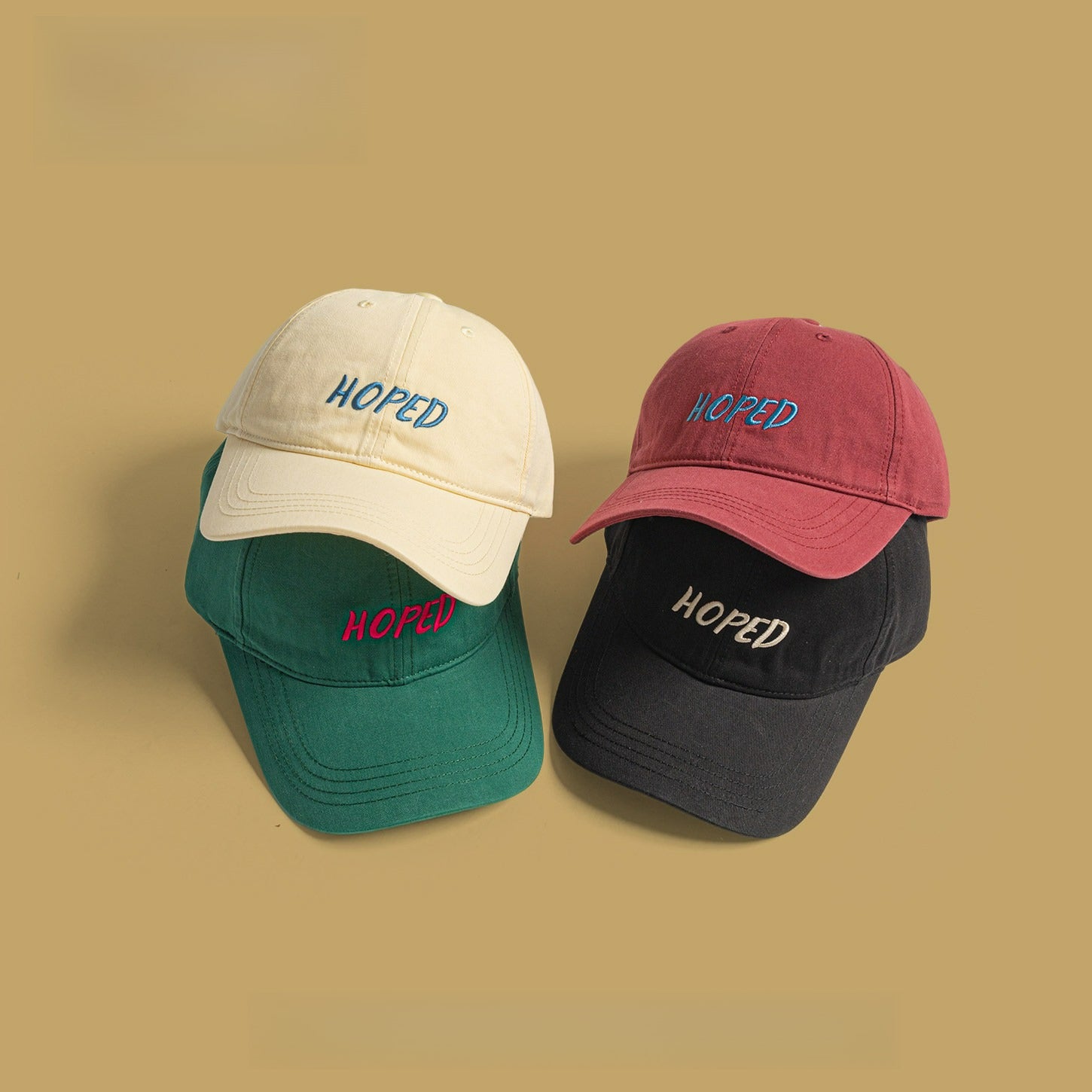 HOPED | Letter Embroidery Baseball Cap