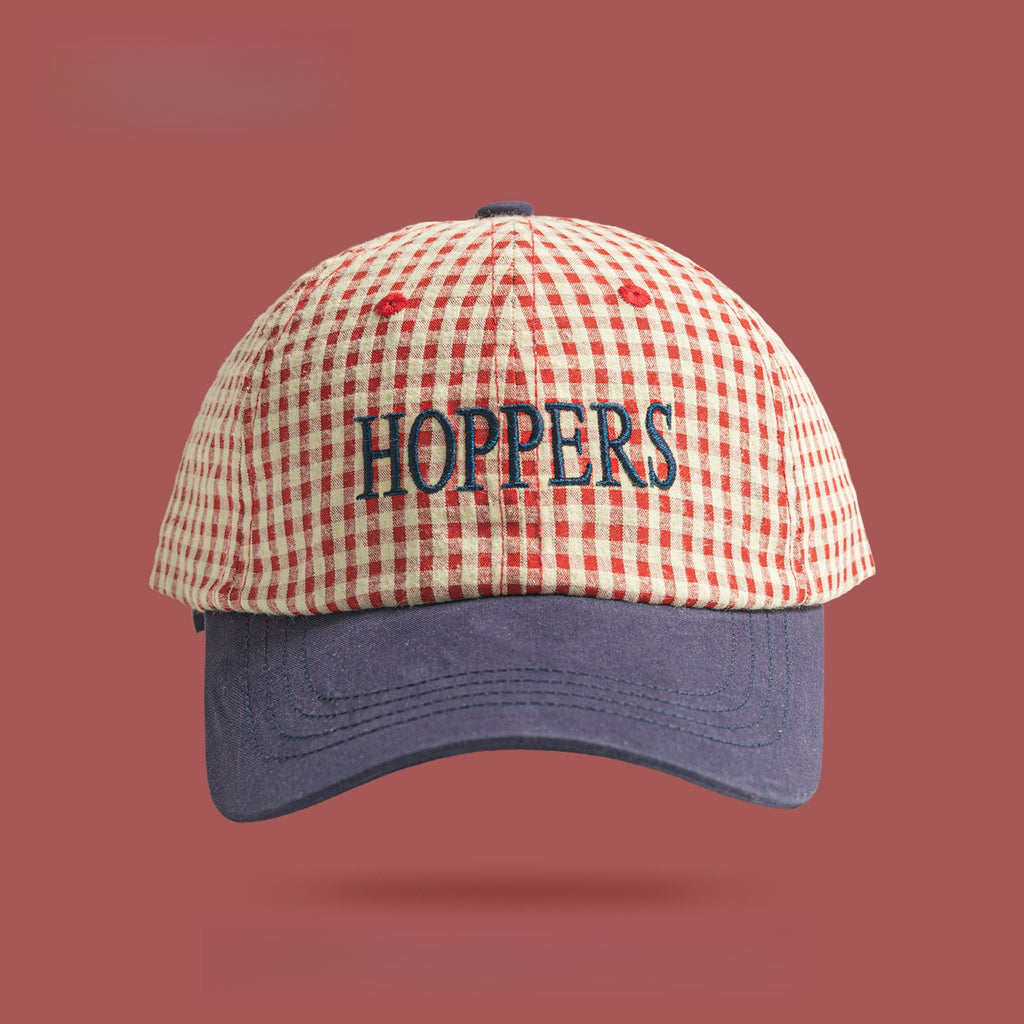 Retro Plaid Contrasting Color Baseball Cap