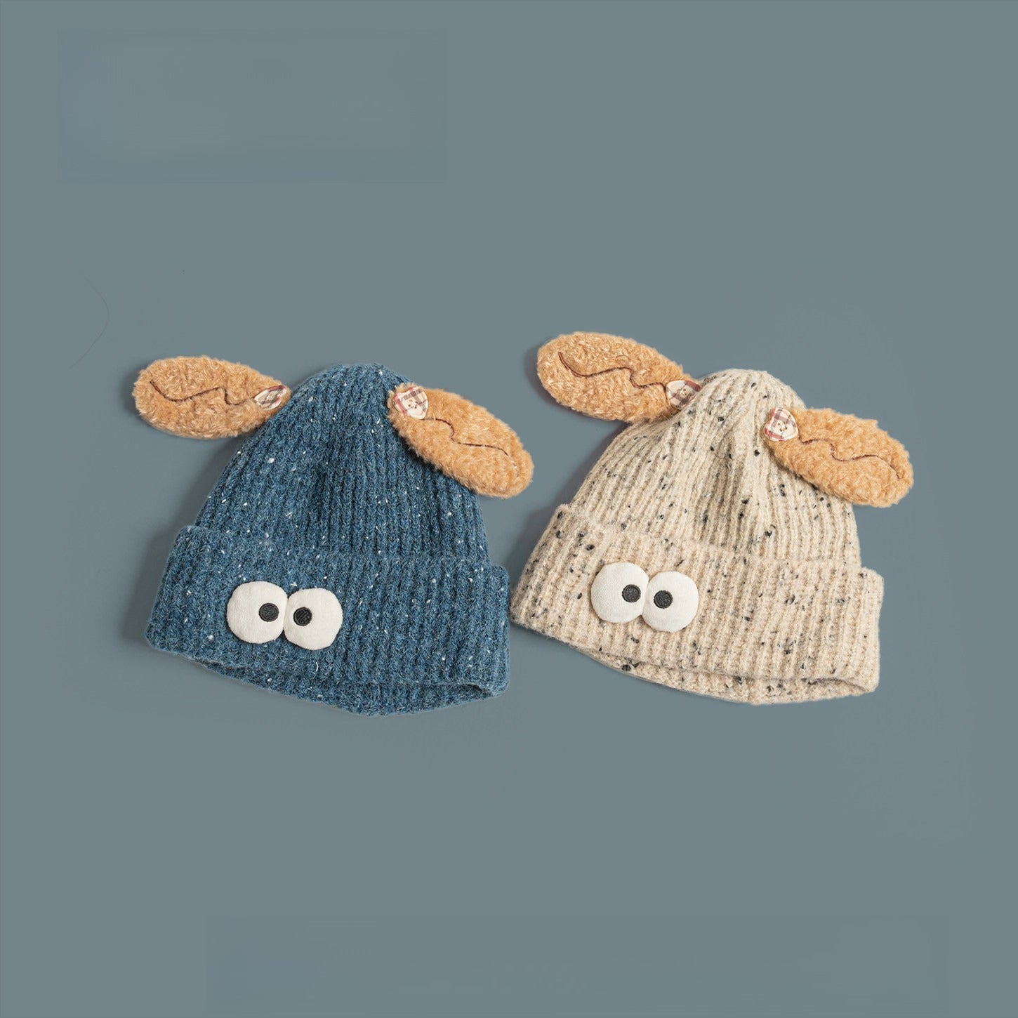Cute Funny Big Eyes Cartoon Wool Hat