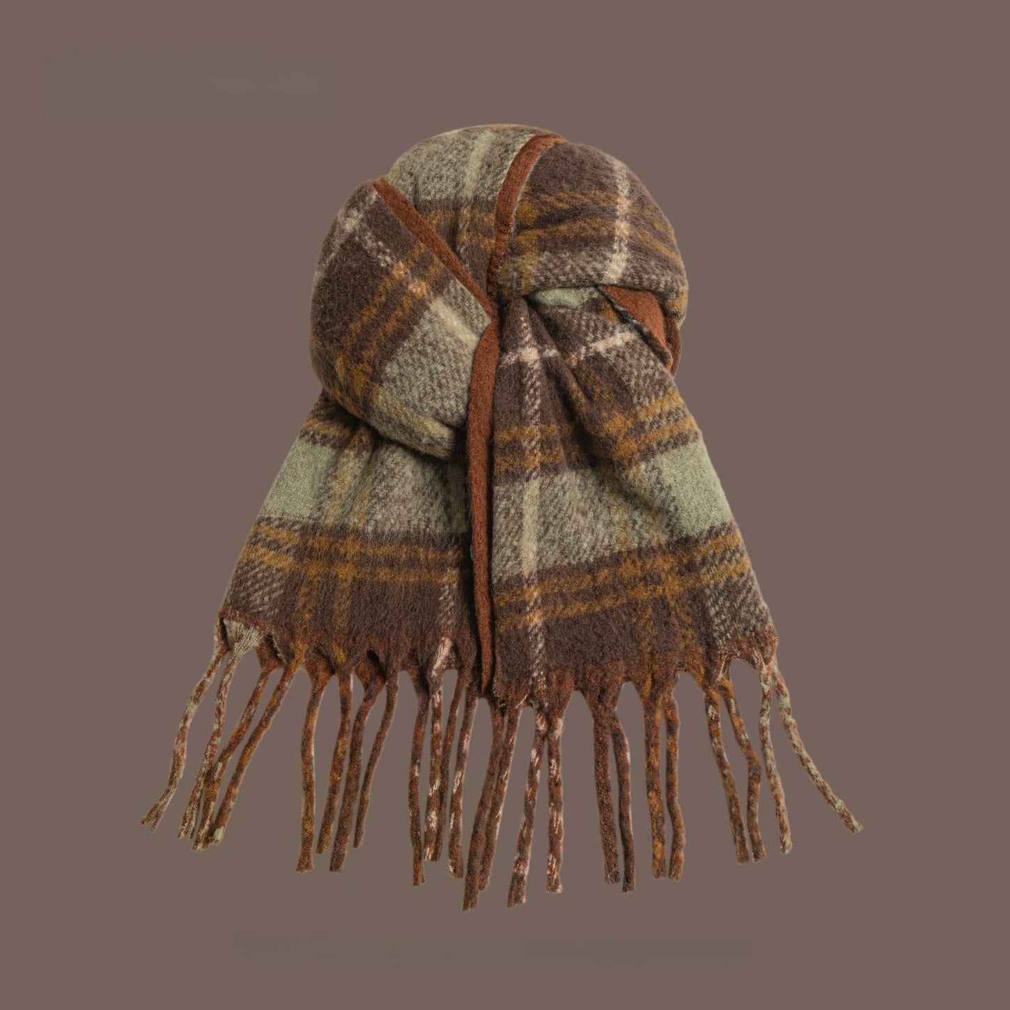 Thickened Shawl Plaid Scarf