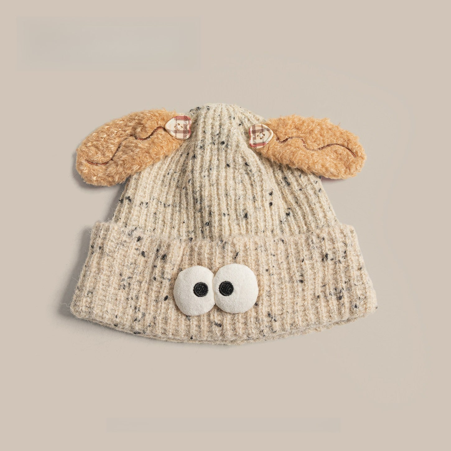 Cute Funny Big Eyes Cartoon Wool Hat
