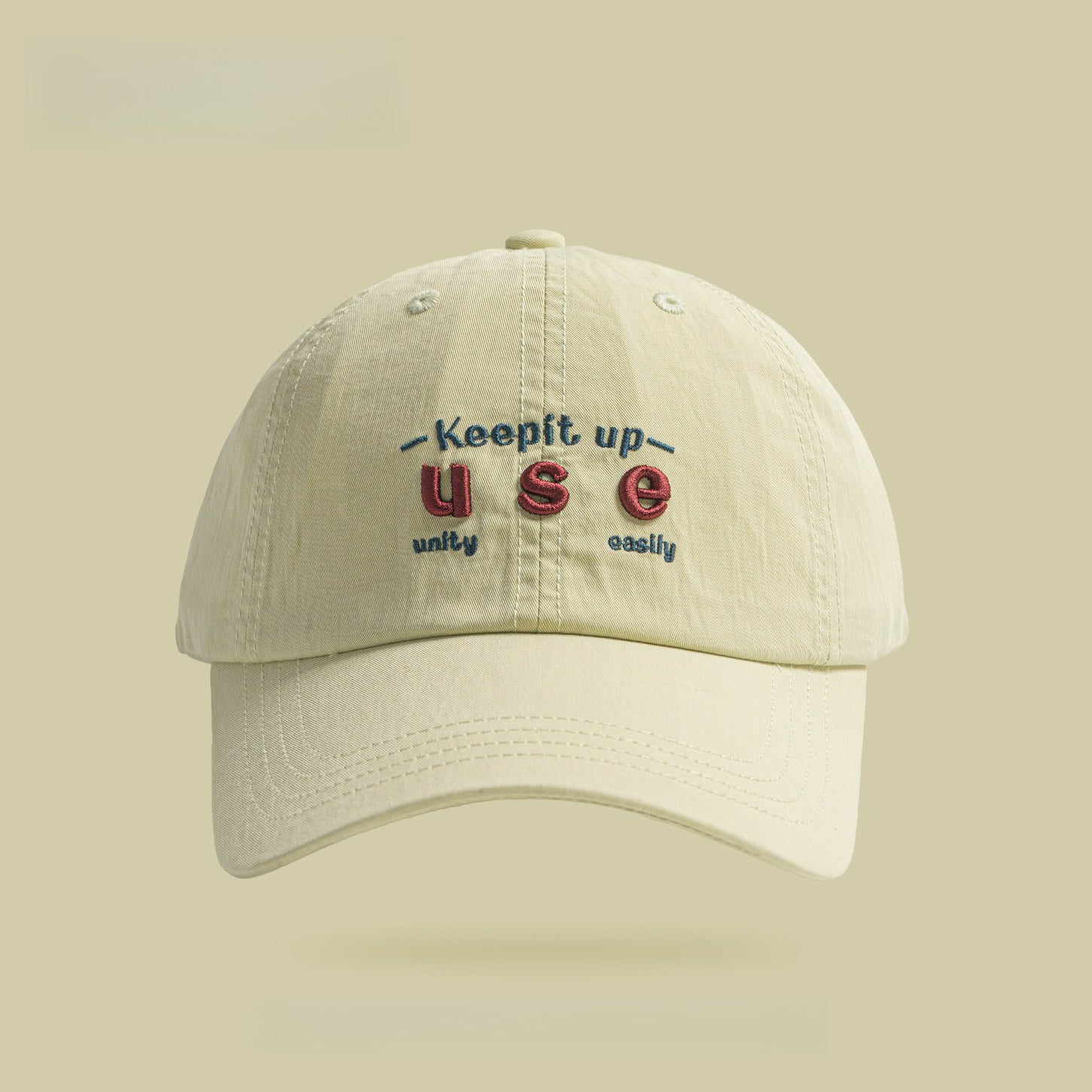 Use | Letter Embroidered Baseball Cap