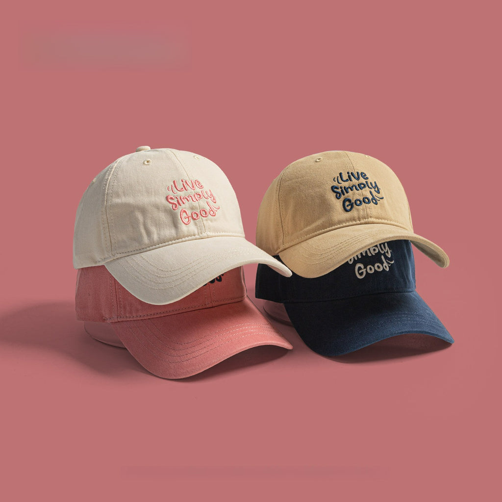 Live Simply Good | Letter Embroidered Baseball Cap