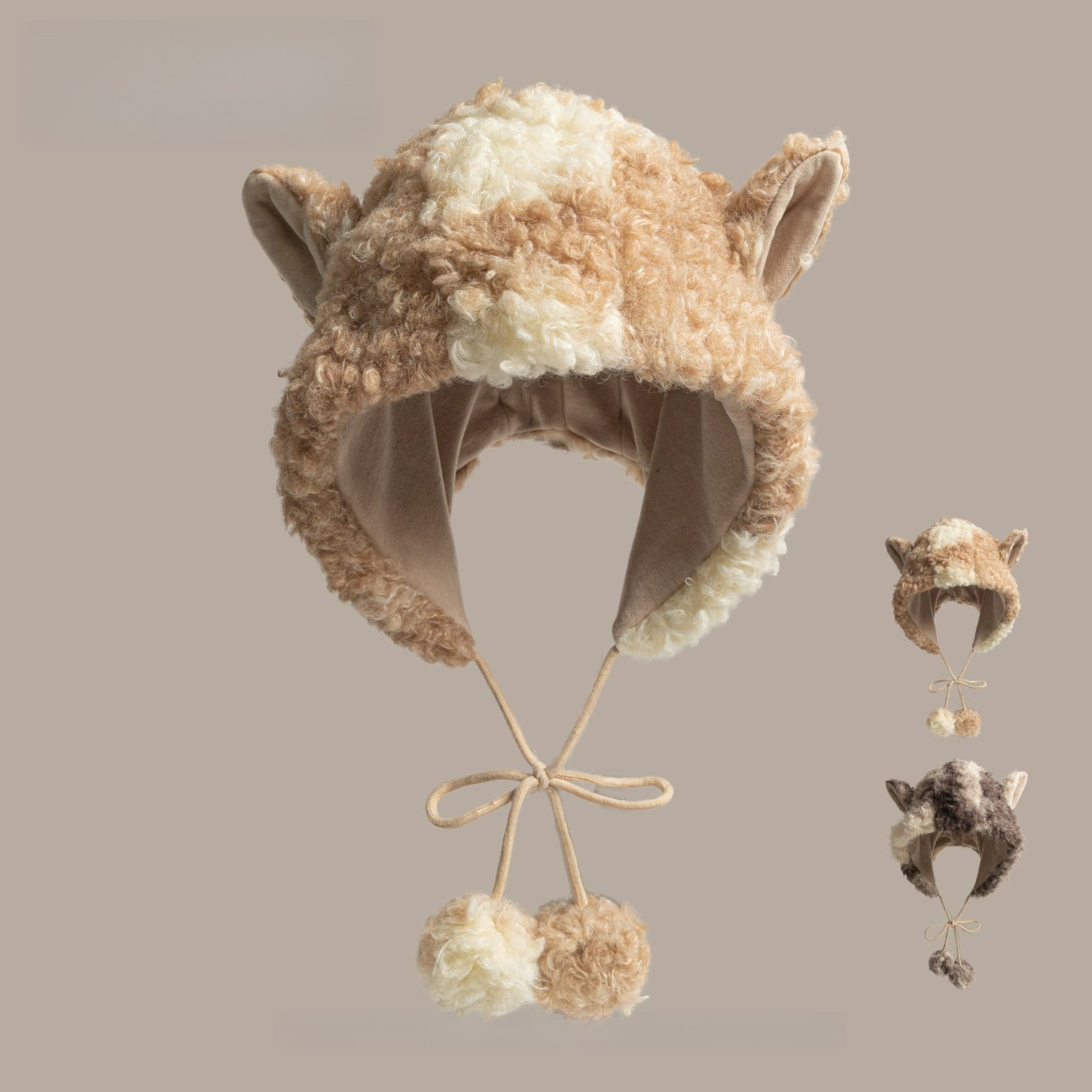 Cute Lamb Ears Plush Hat