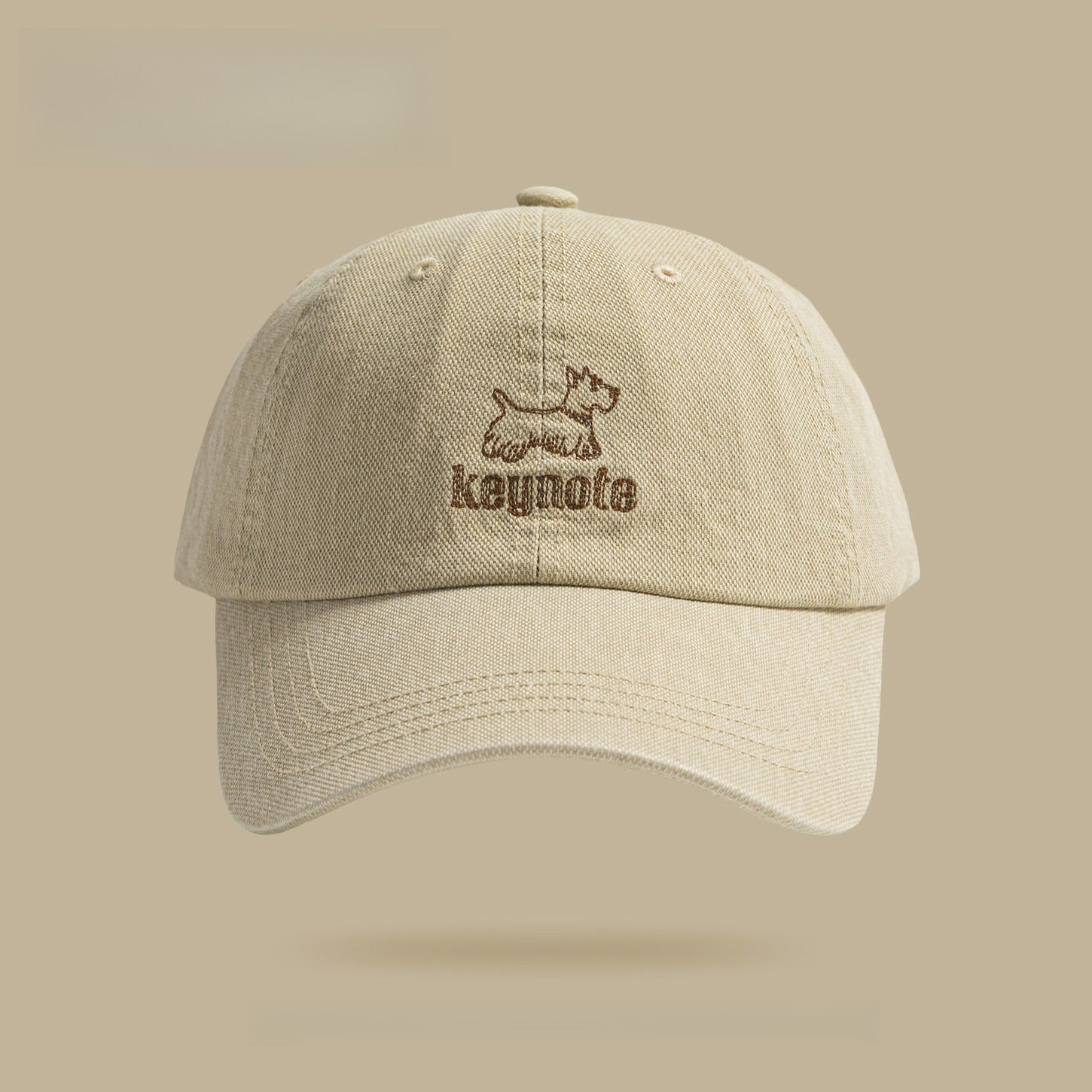 Cute Puppy Embroidery Baseball Cap