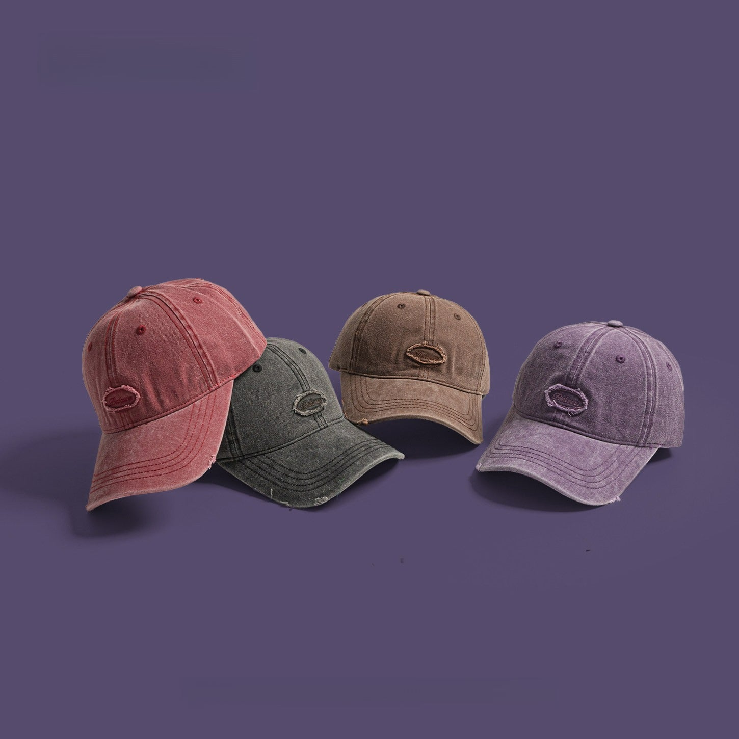 Retro Peaked Baseball Cap