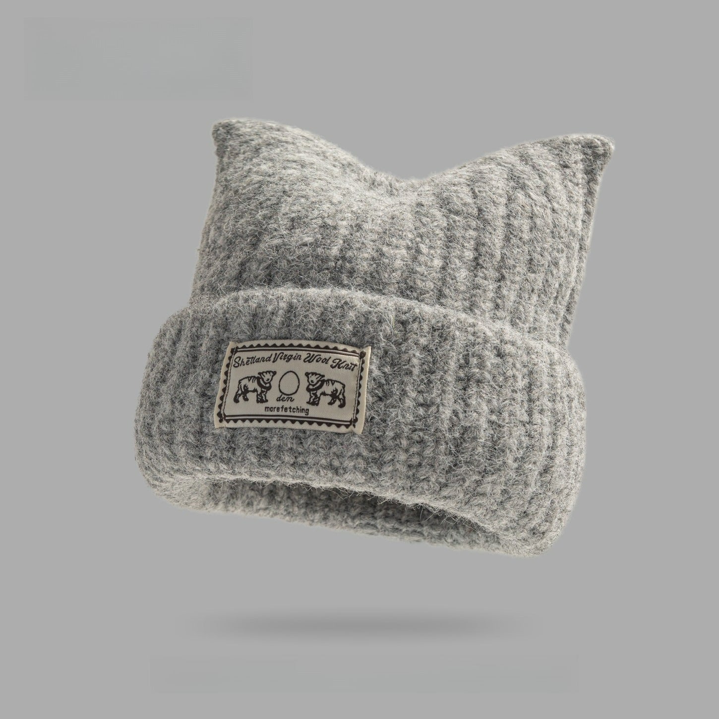 Cute Cat Ear Knitted Wool Hat