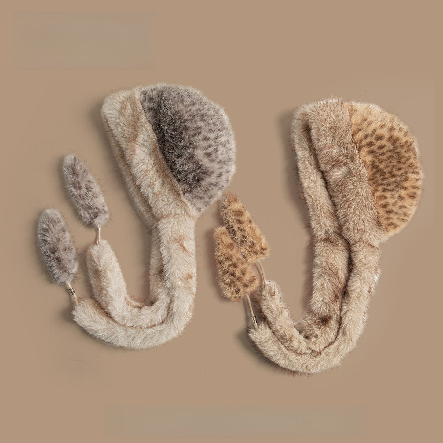 Winter Thickened Leopard Print Plush Hat