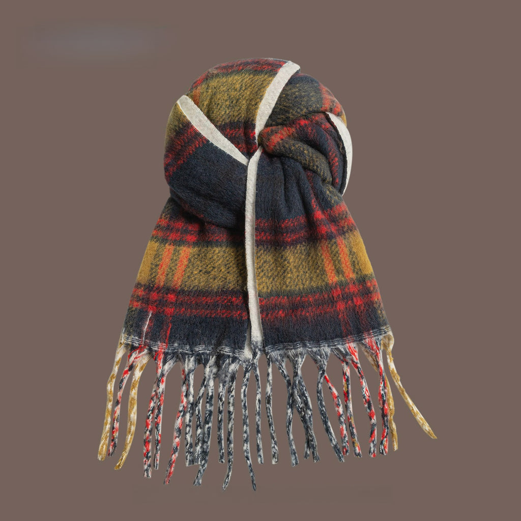 Thickened Shawl Plaid Scarf