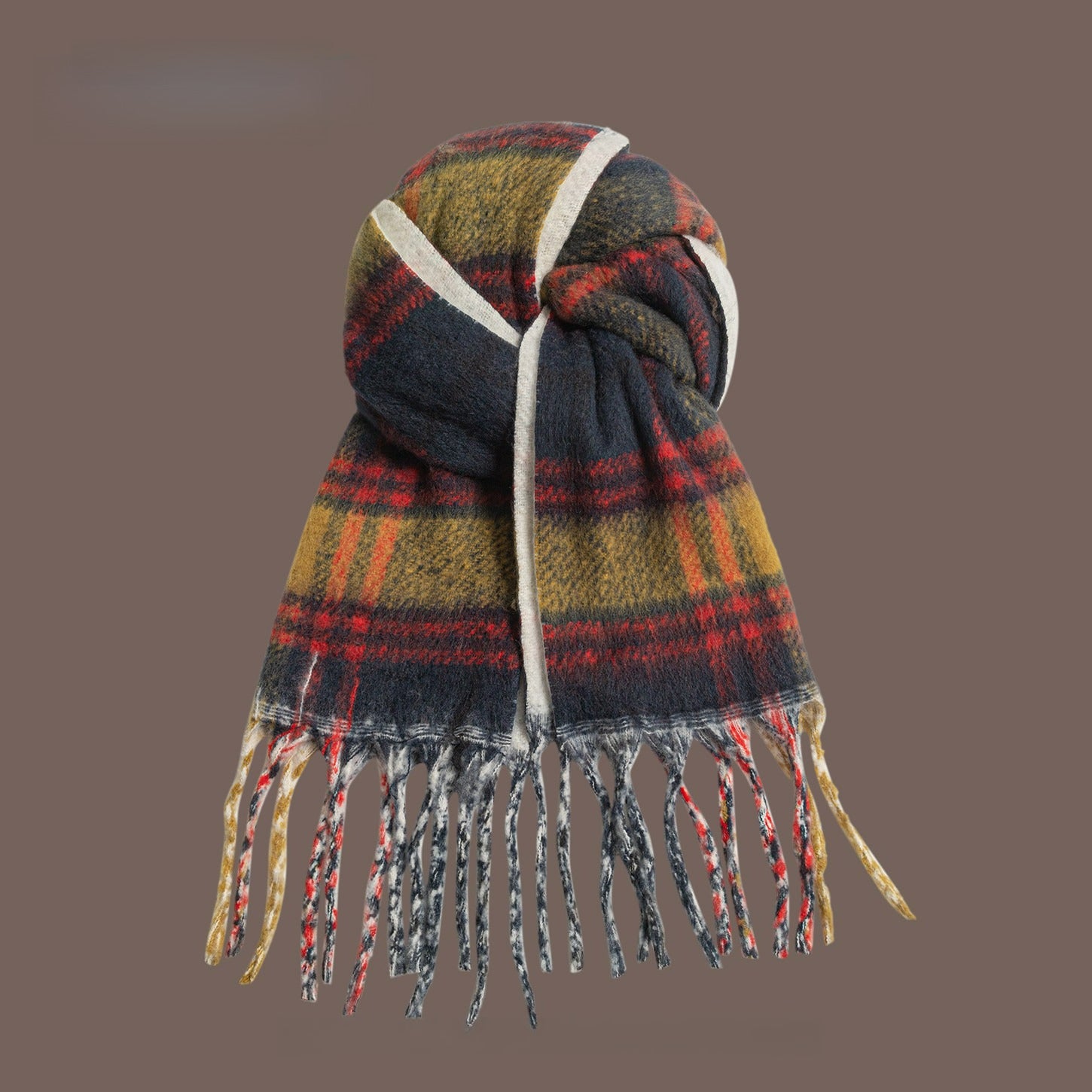 Thickened Shawl Plaid Scarf