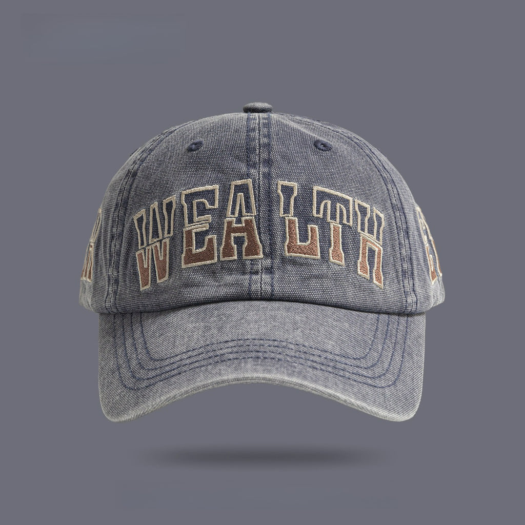 WEALTH | Retro Washed Hip Hop Baseball Cap