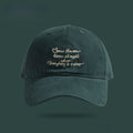 Letter Embroidery Big Head Circumference Baseball Cap