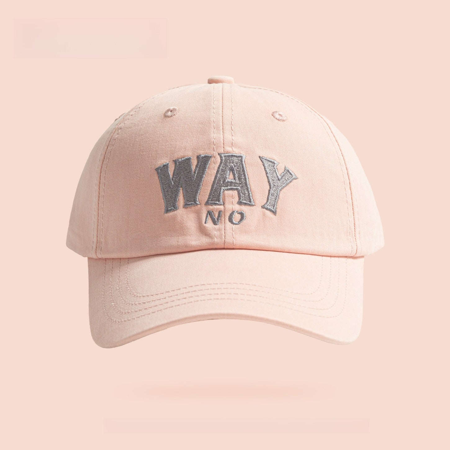 WAY | Retro Letter Embroidered Baseball Cap