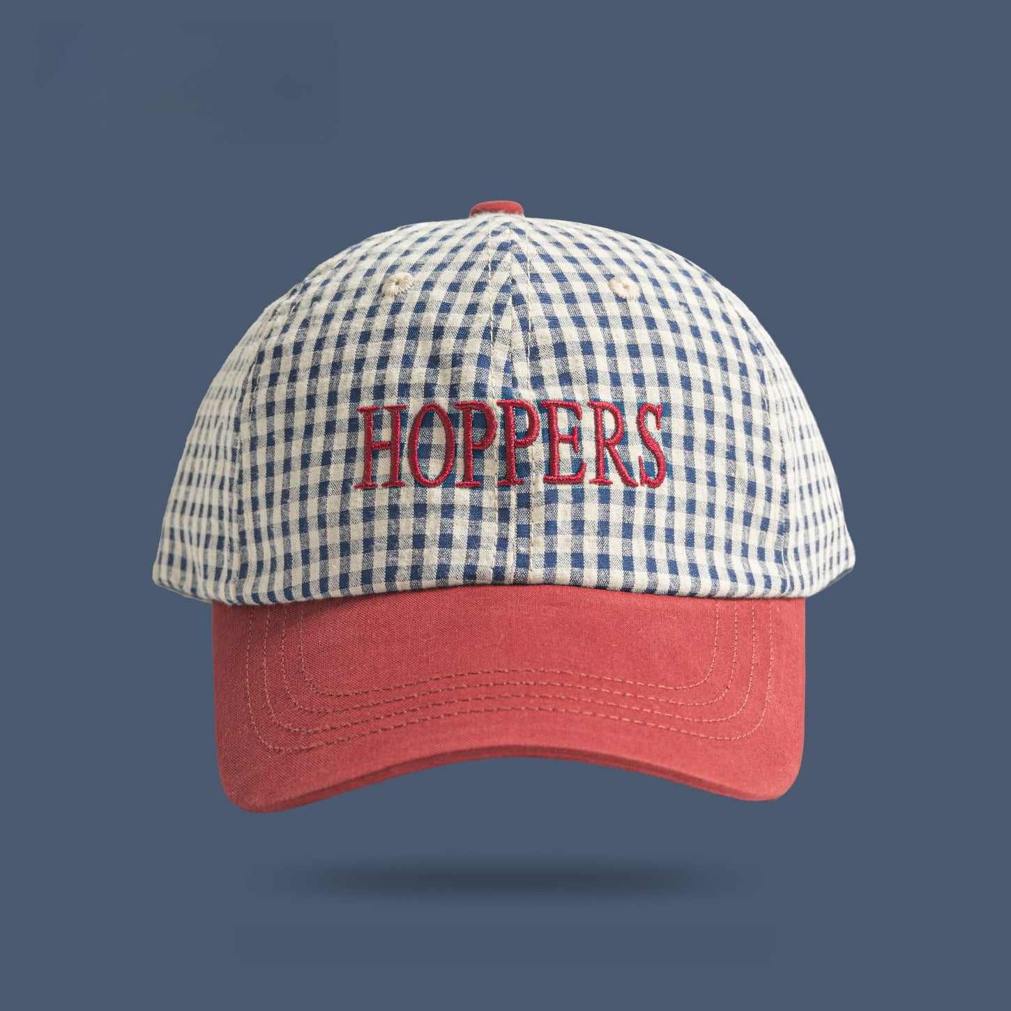Retro Plaid Contrasting Color Baseball Cap