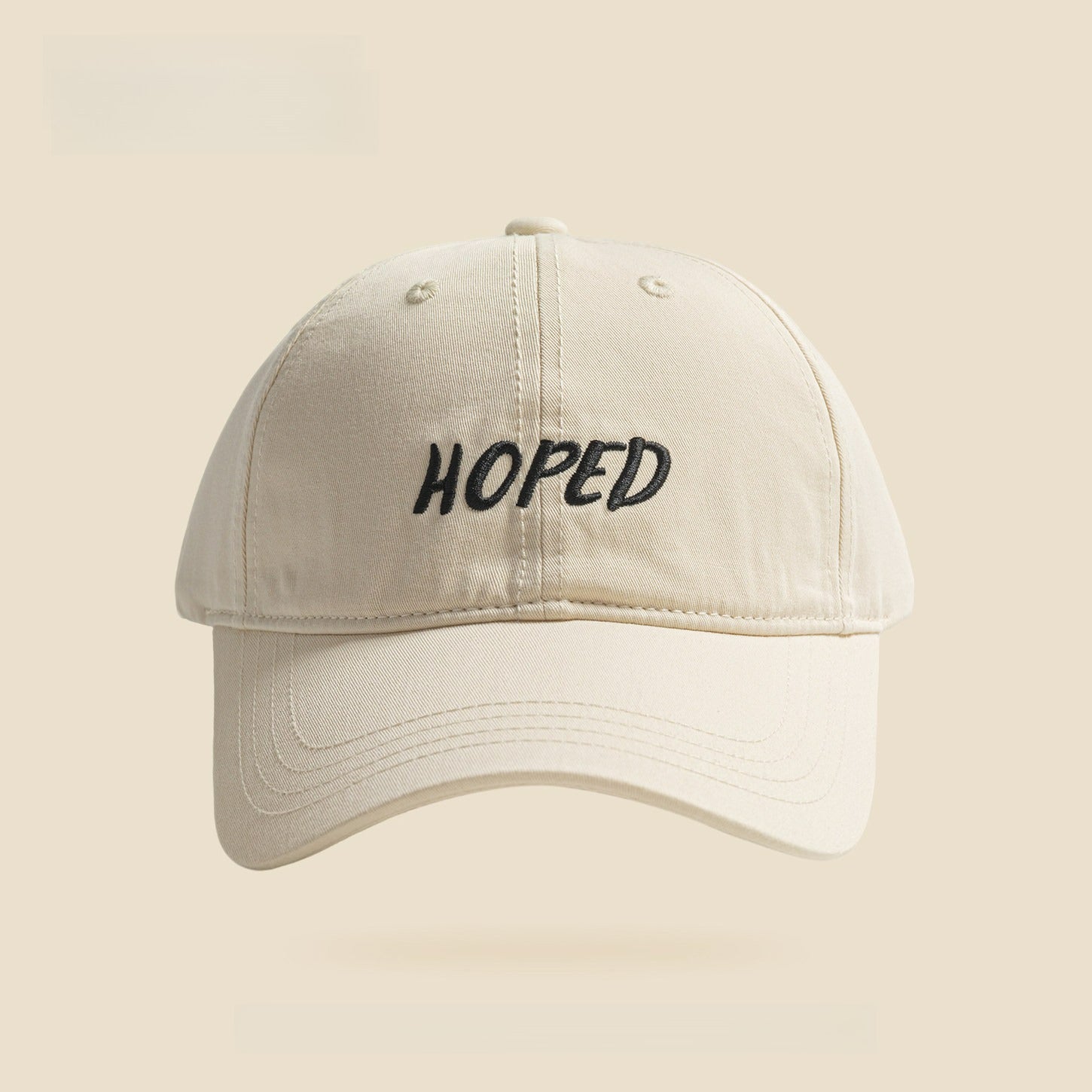 HOPED | Letter Embroidery Baseball Cap