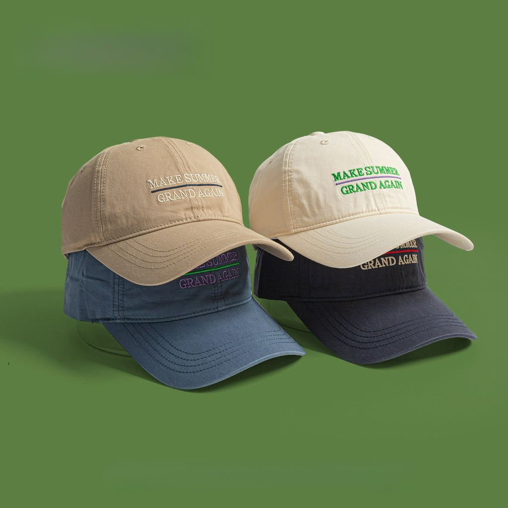 MAKE SUMMER GRAND AGAIN | Letter Embroidered Baseball Cap