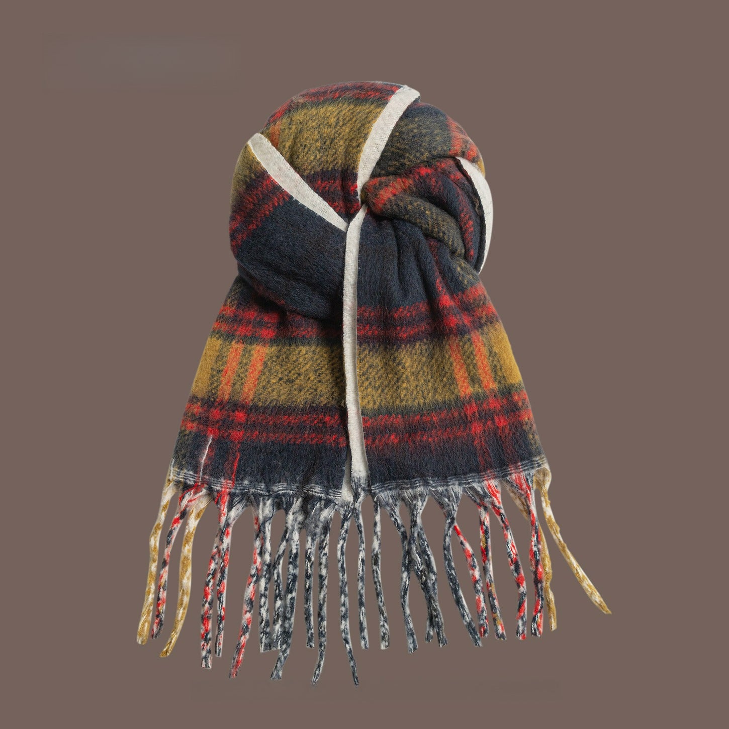 Thickened Shawl Plaid Scarf