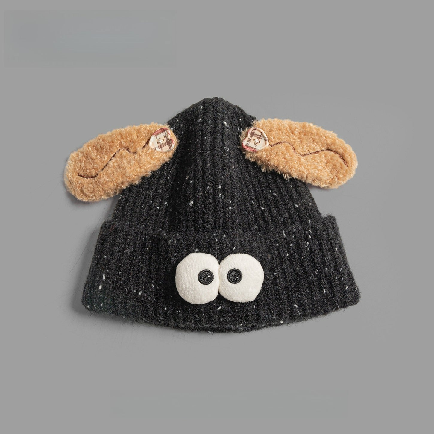Cute Funny Big Eyes Cartoon Wool Hat