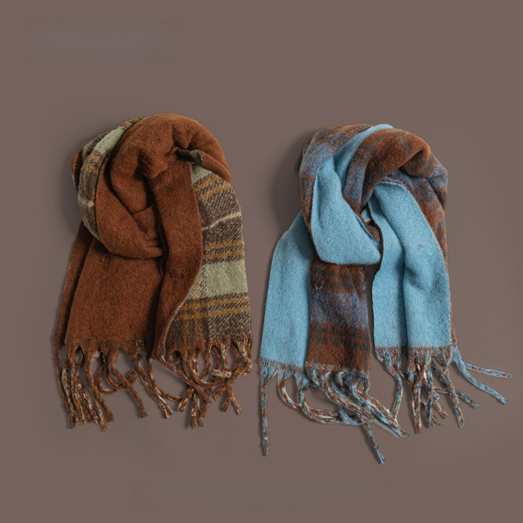 Thickened Shawl Plaid Scarf