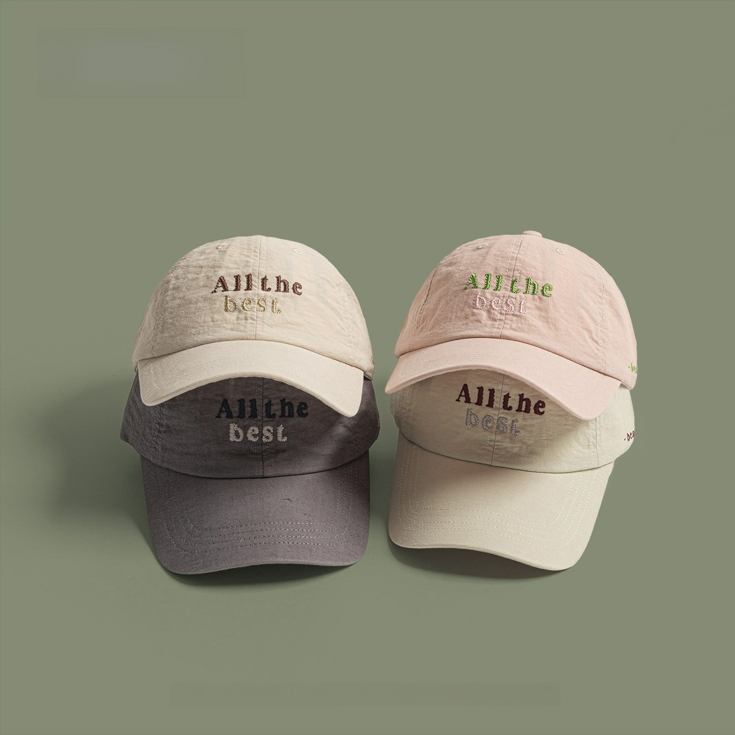 All The Best | Letter Embroidered Baseball Caps