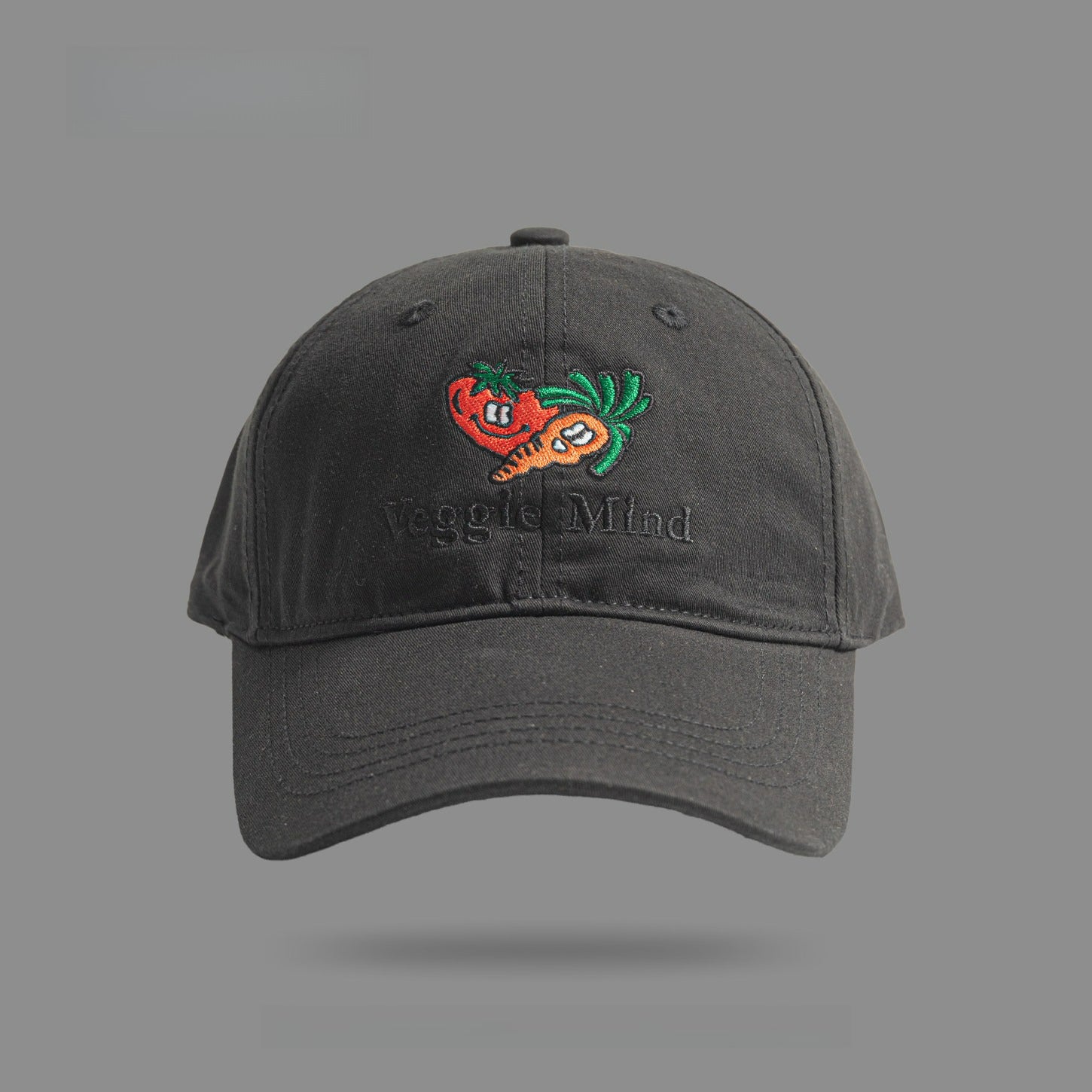 Cute Cartoon Carrot Embroidered Baseball Cap