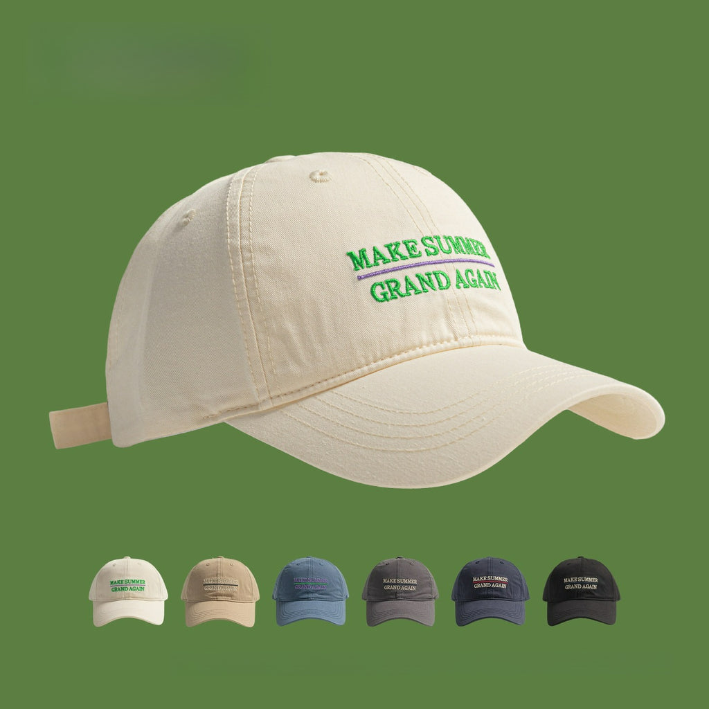 MAKE SUMMER GRAND AGAIN | Letter Embroidered Baseball Cap