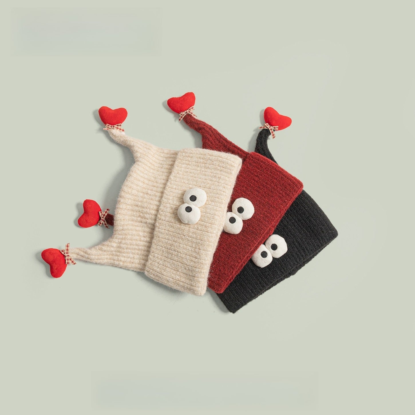 Love Cute Big Eyes Funny Knitted Hat
