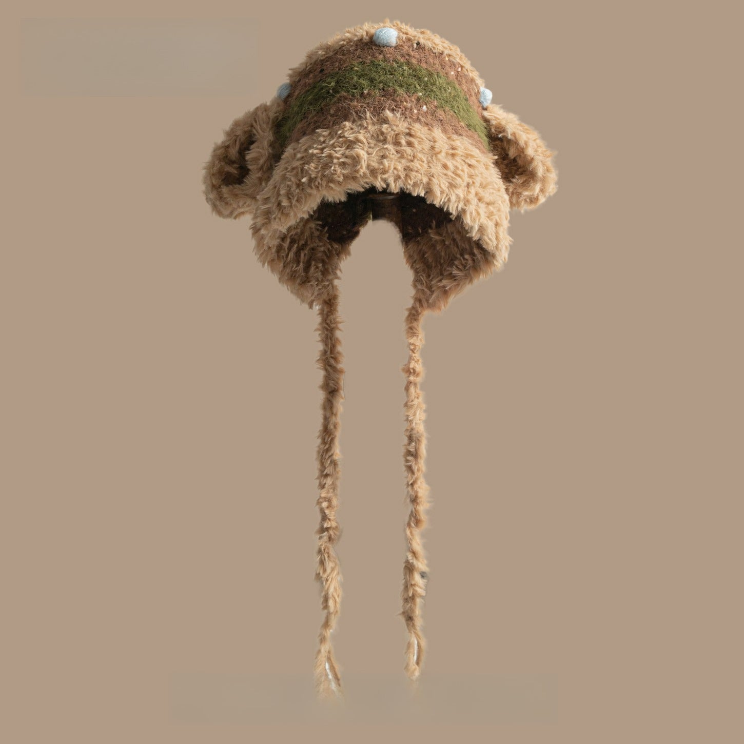 Cute Bear Ears Thickened Knitted Hat