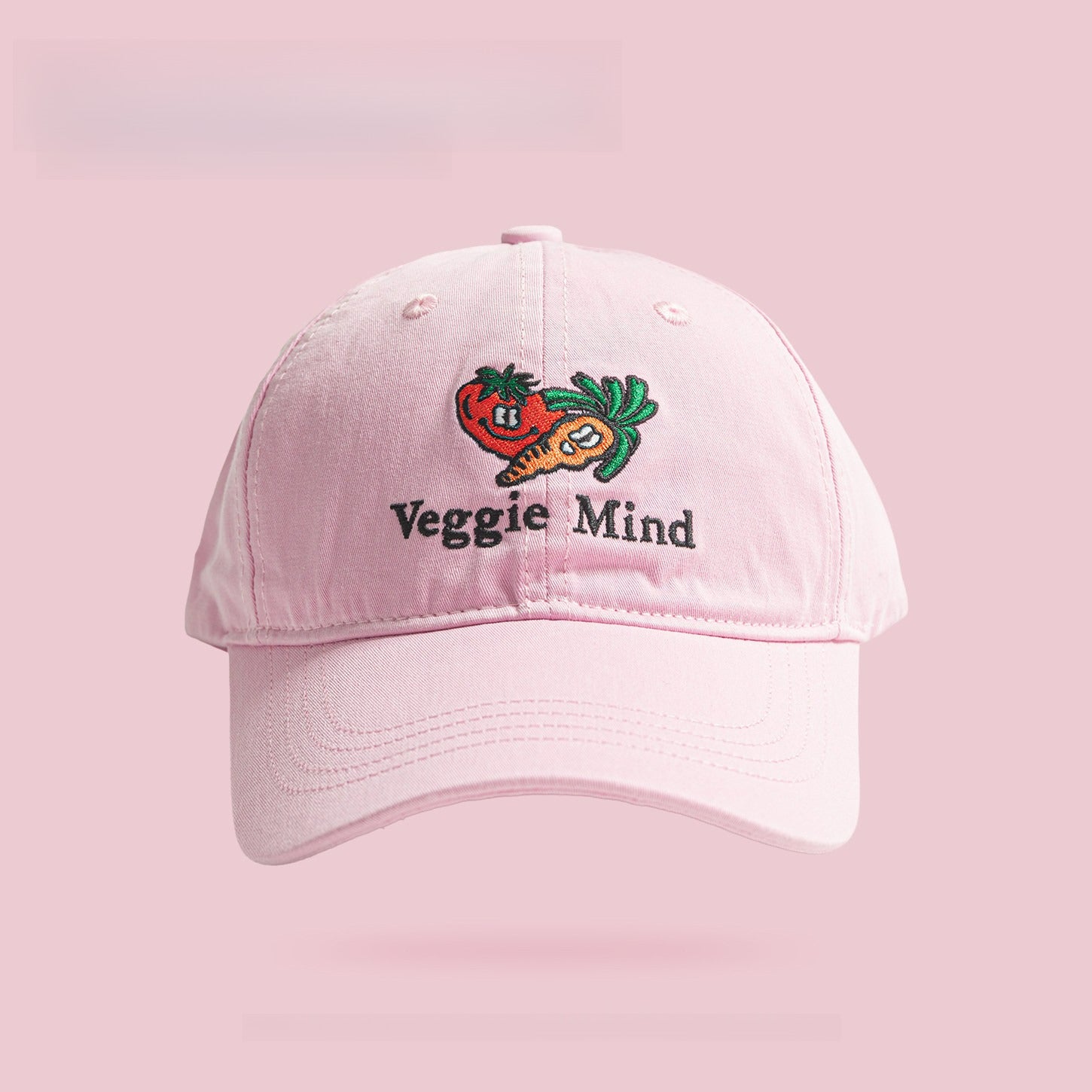 Cute Cartoon Carrot Embroidered Baseball Cap