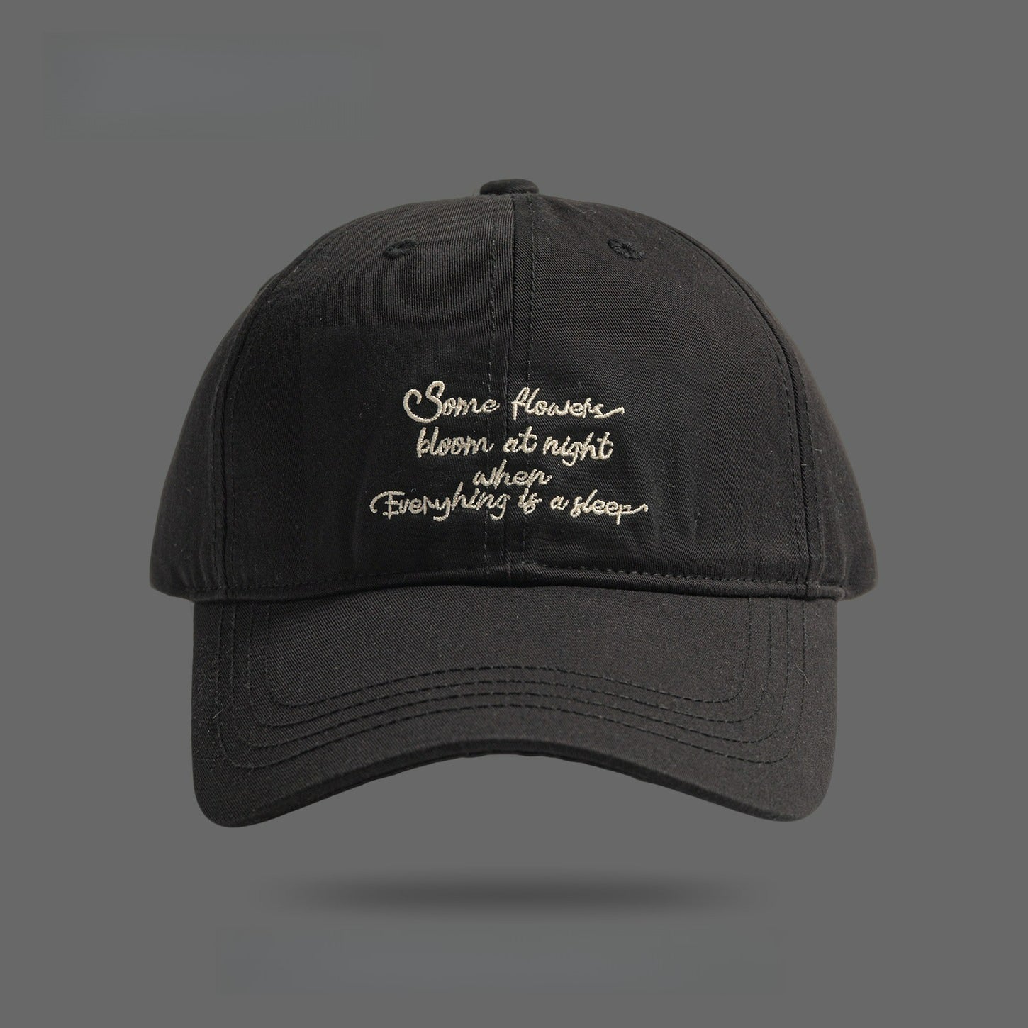 Letter Embroidery Big Head Circumference Baseball Cap