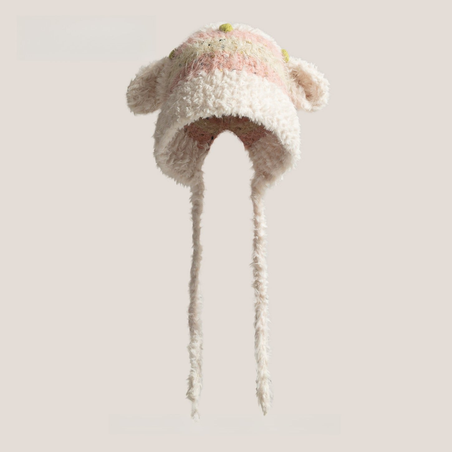 Cute Bear Ears Thickened Knitted Hat
