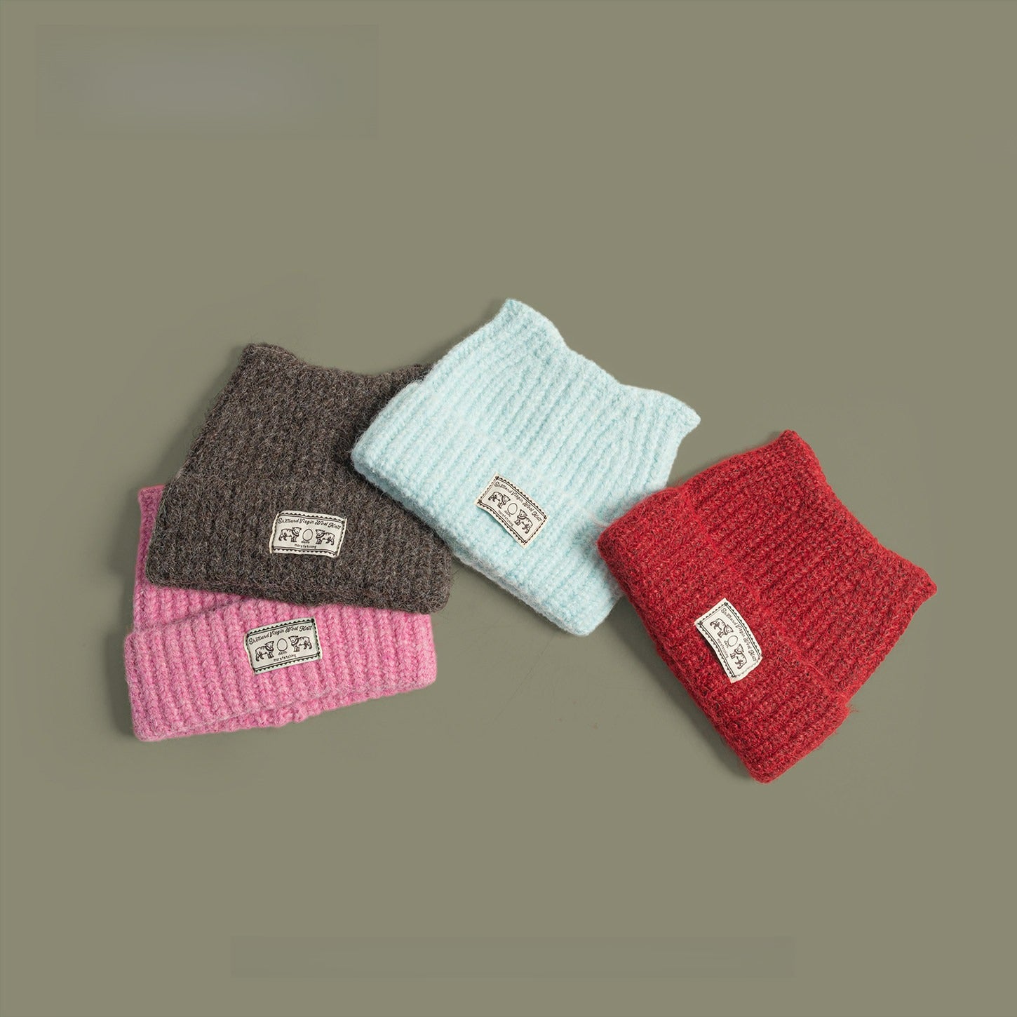 Cute Cat Ear Knitted Wool Hat