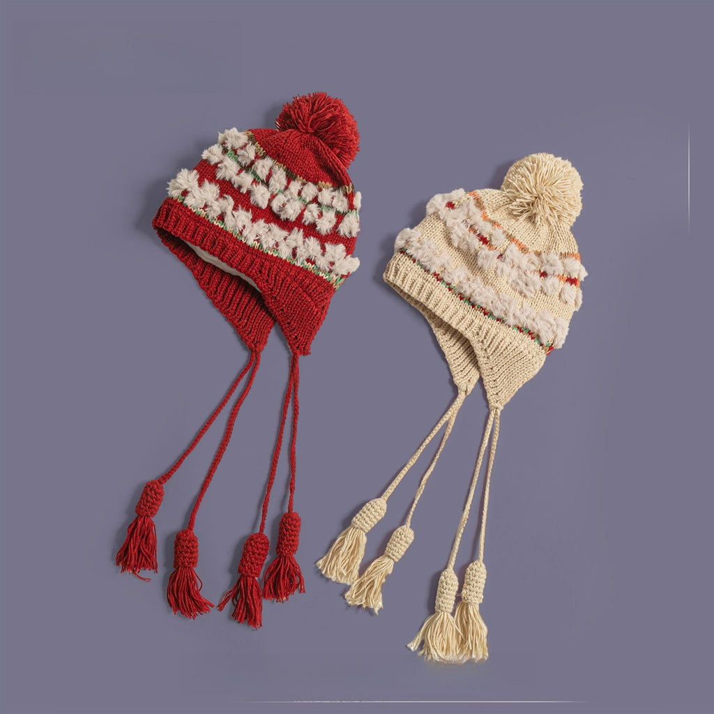 Ear Protection Cute Wool Hat