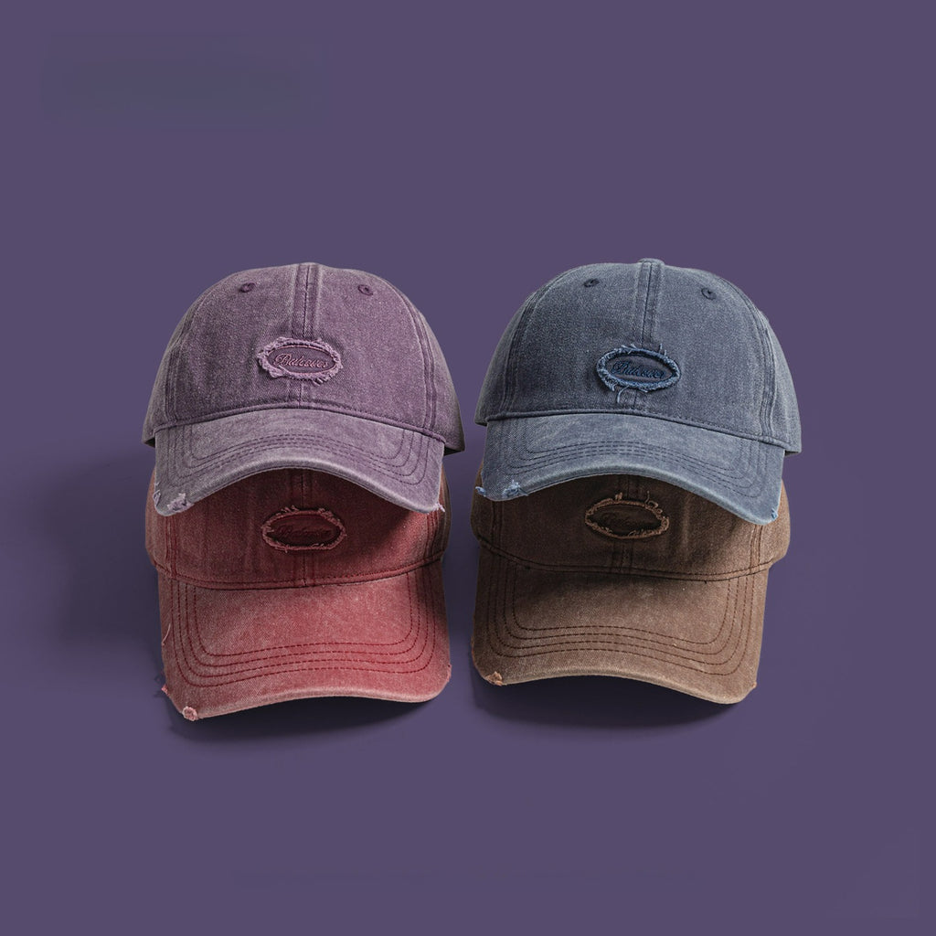 Retro Peaked Baseball Cap