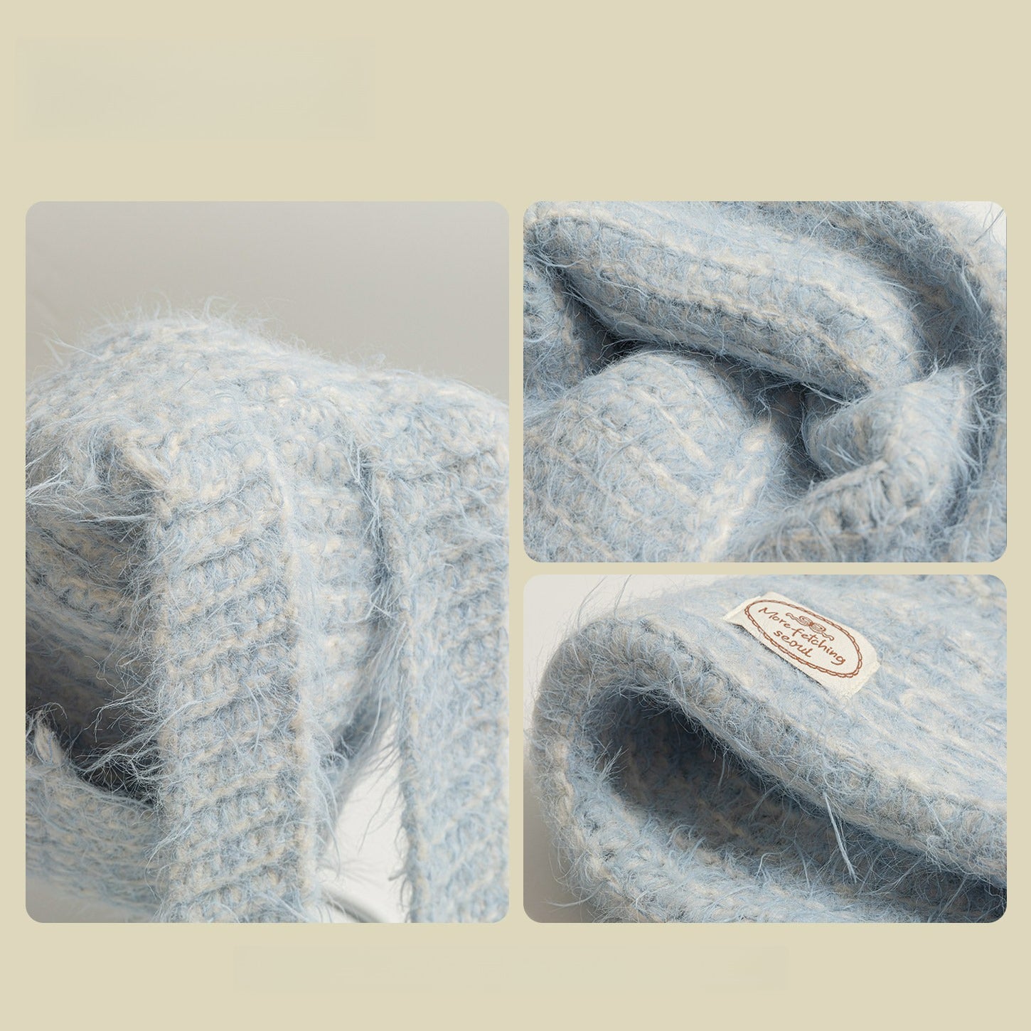 Sweet Cute Long Ears Knitted Hat