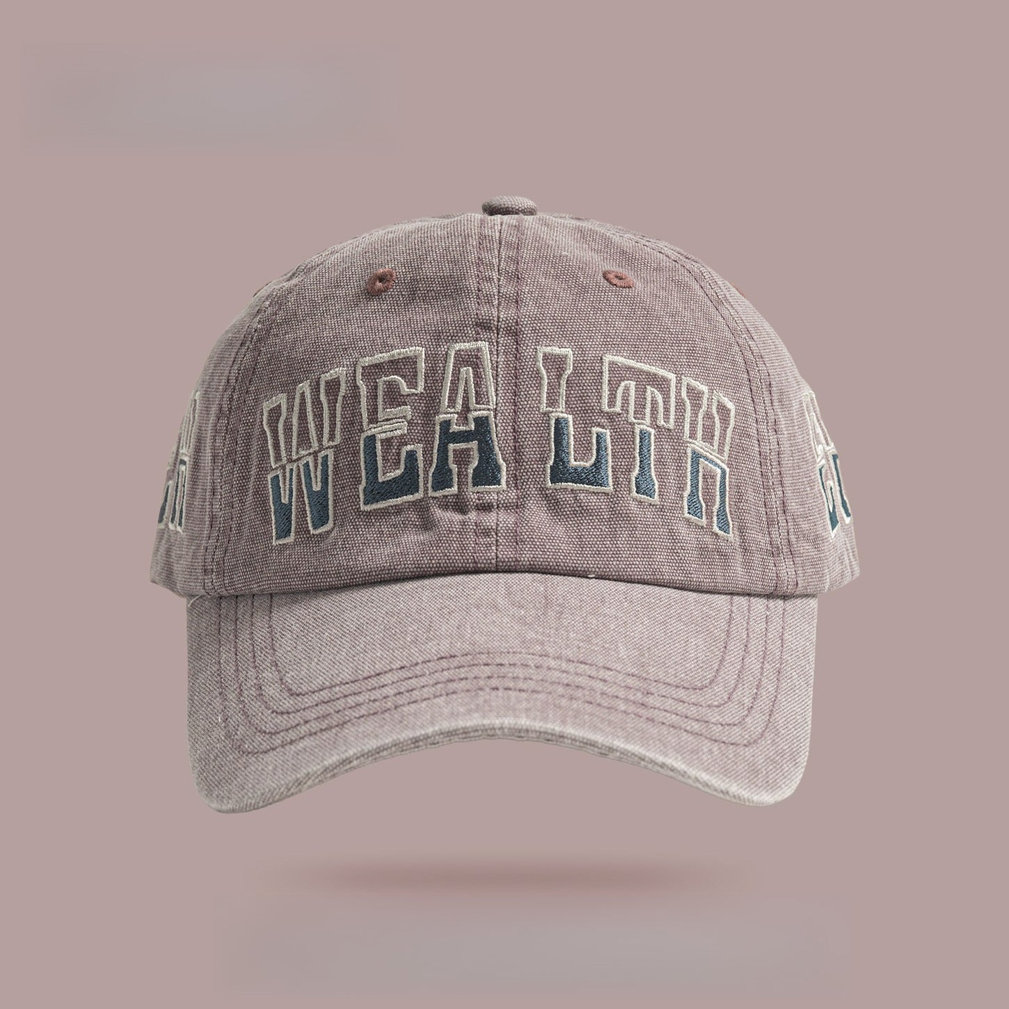 WEALTH | Retro Washed Hip Hop Baseball Cap