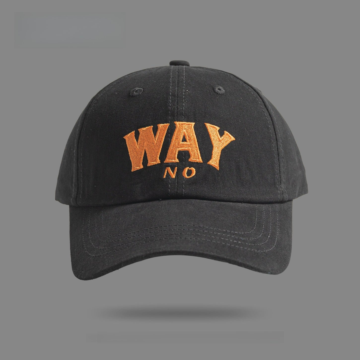 WAY | Retro Letter Embroidered Baseball Cap