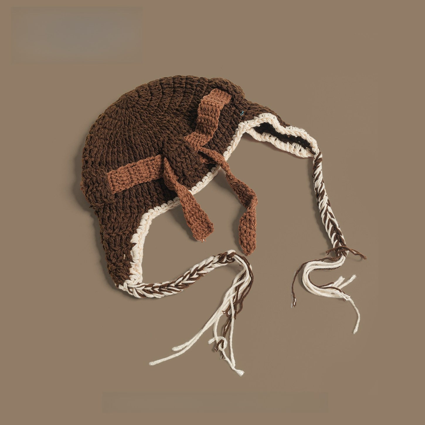 Glasses Wool Warm Knitted Pilot Hat