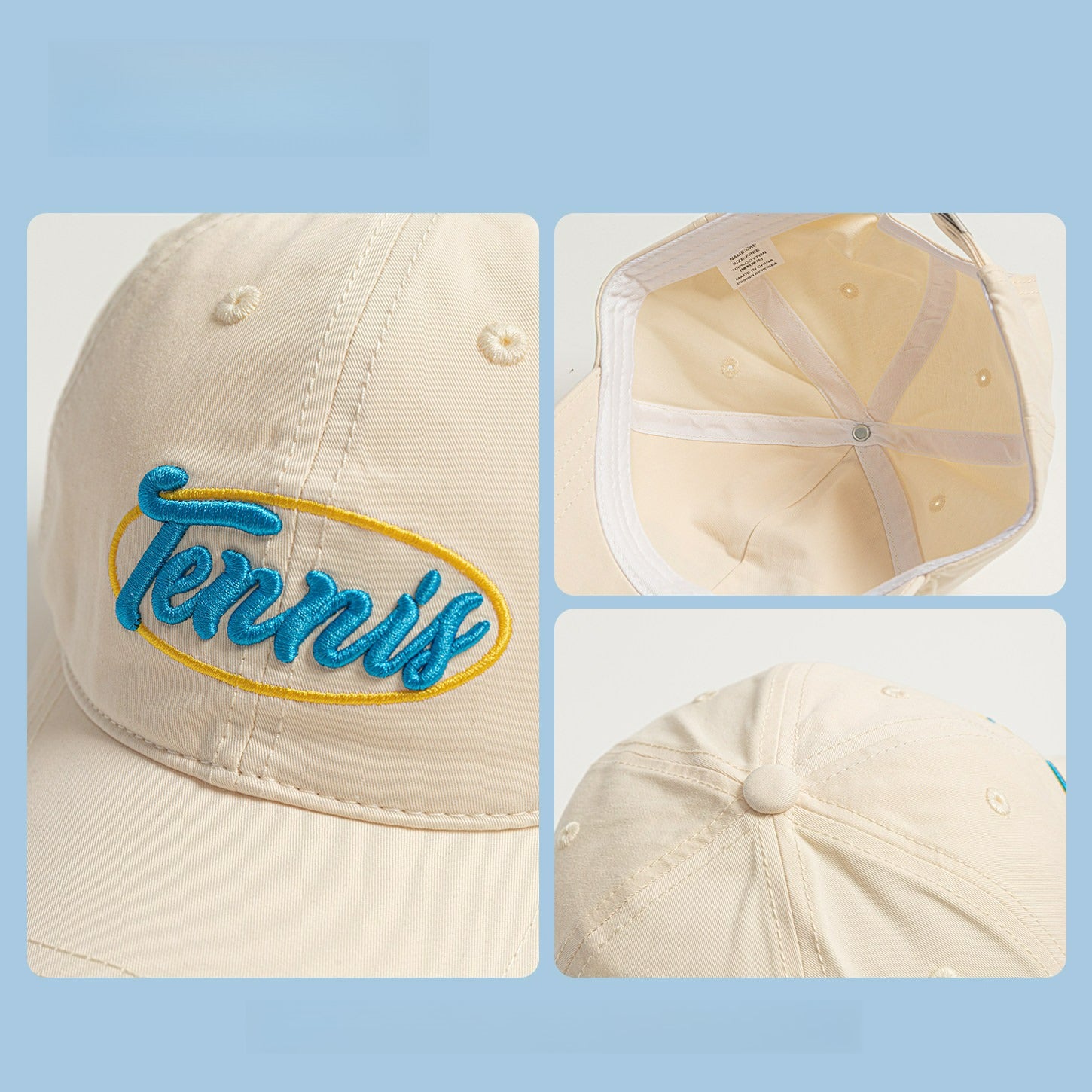 Tennis Solid Baseball Cap
