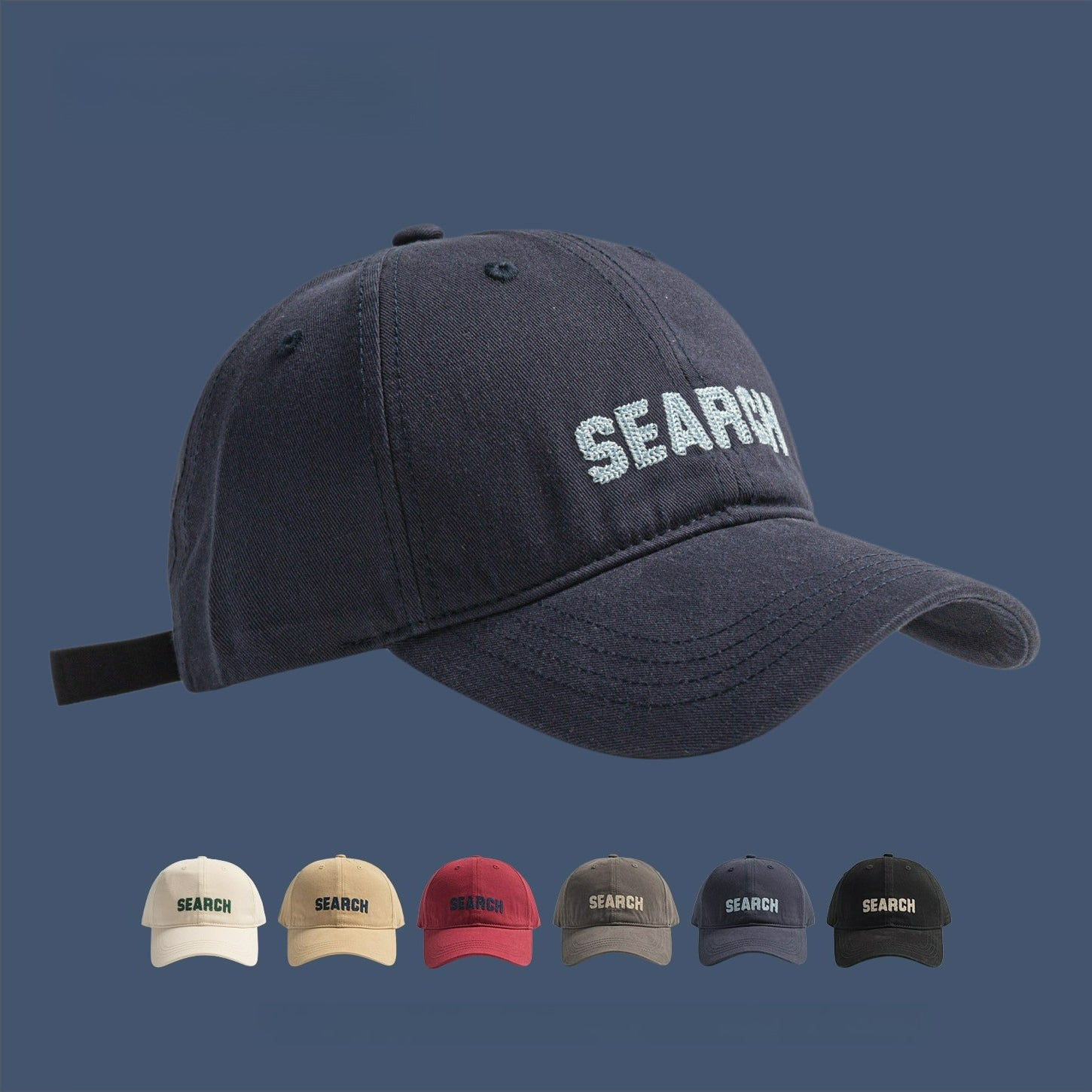 SEARCH | Casual Simple Embroidery Outdoor Sports Baseball Cap