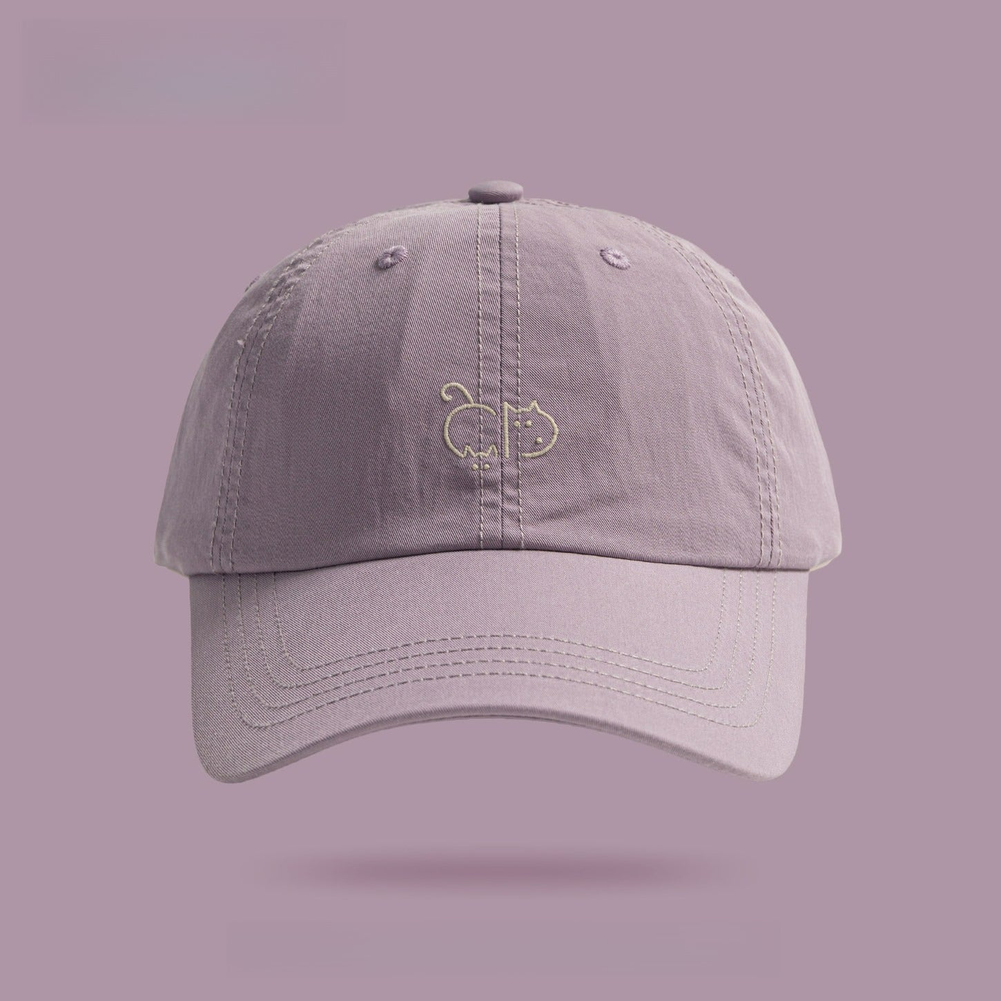 Cute Puppy Embroidered Baseball Cap