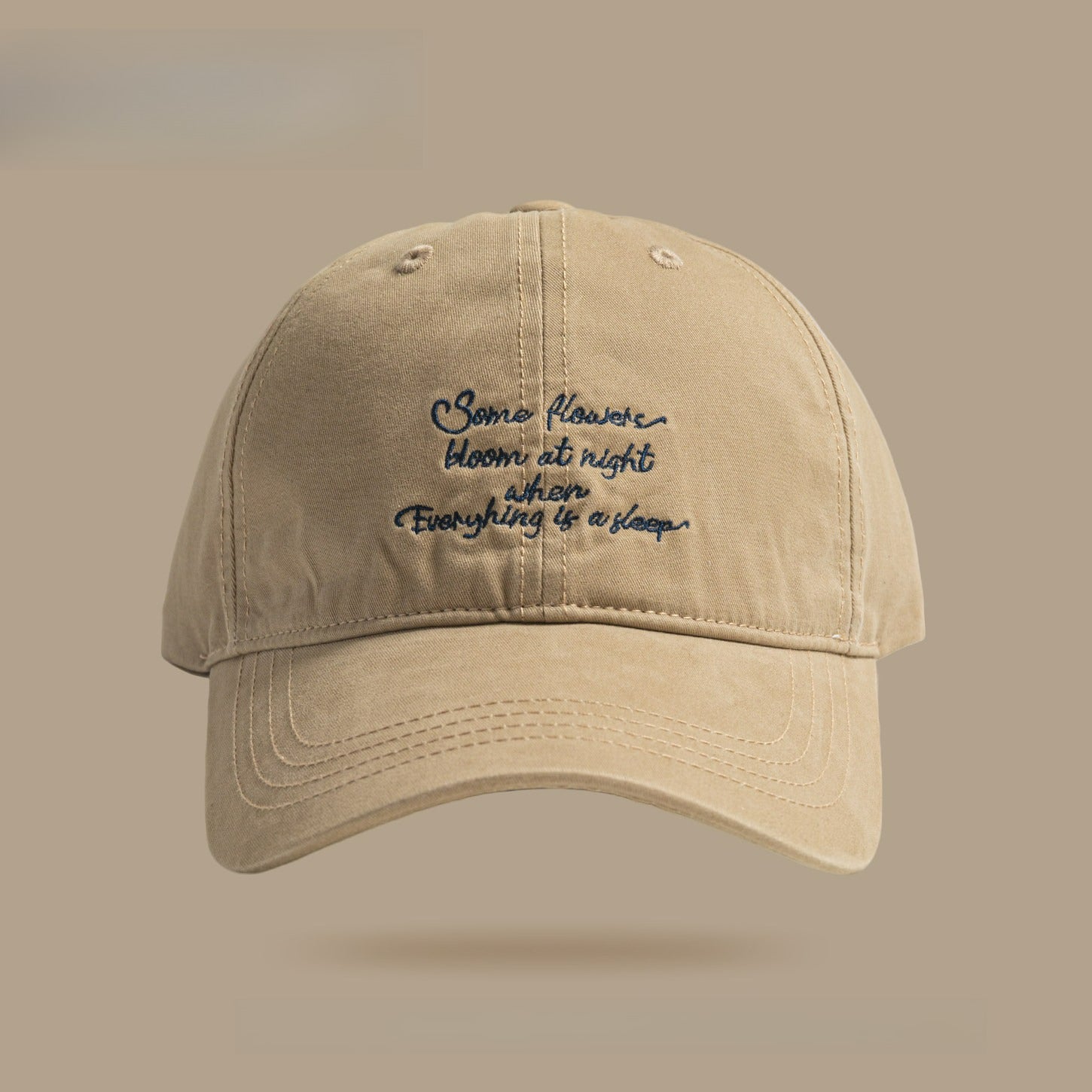 Letter Embroidery Big Head Circumference Baseball Cap