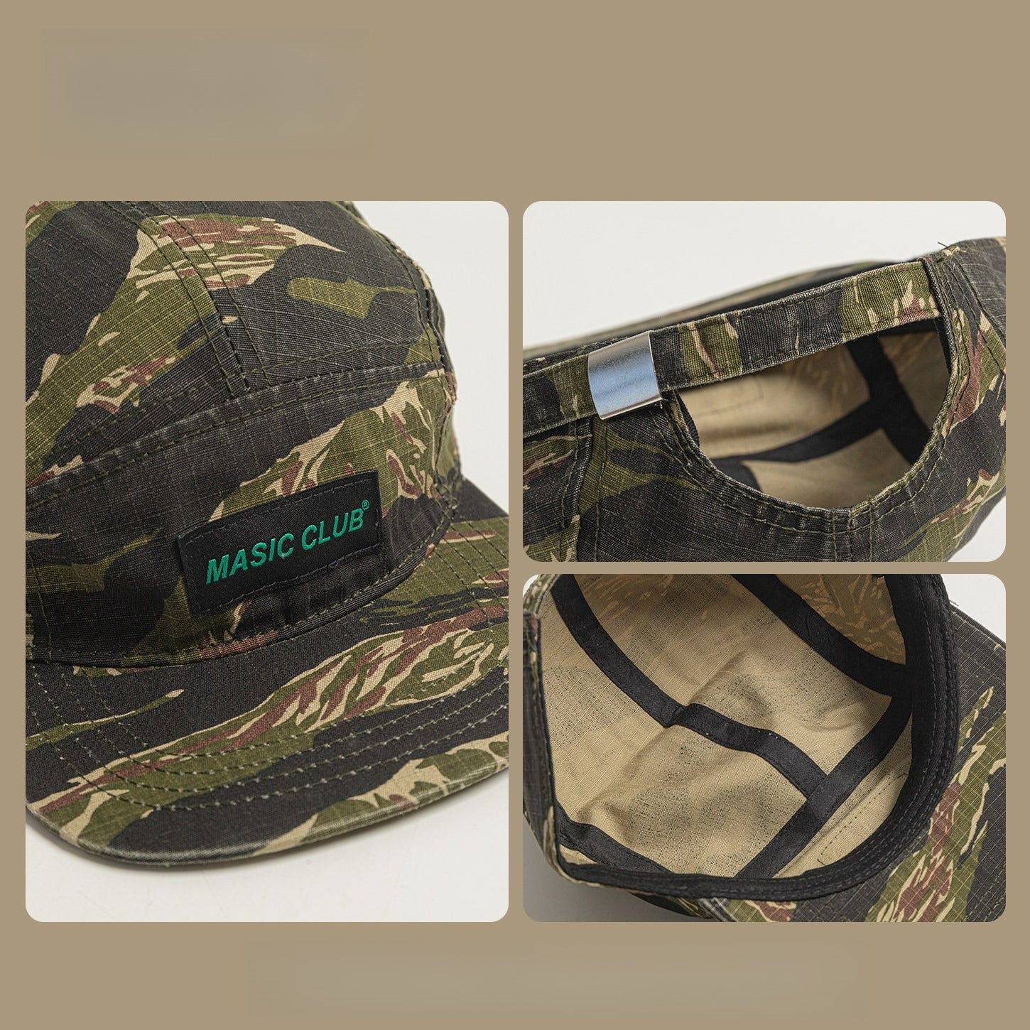 Camouflage Snapback Cap