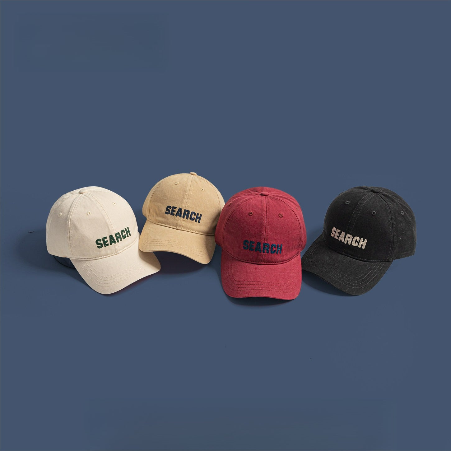 SEARCH | Casual Simple Embroidery Outdoor Sports Baseball Cap