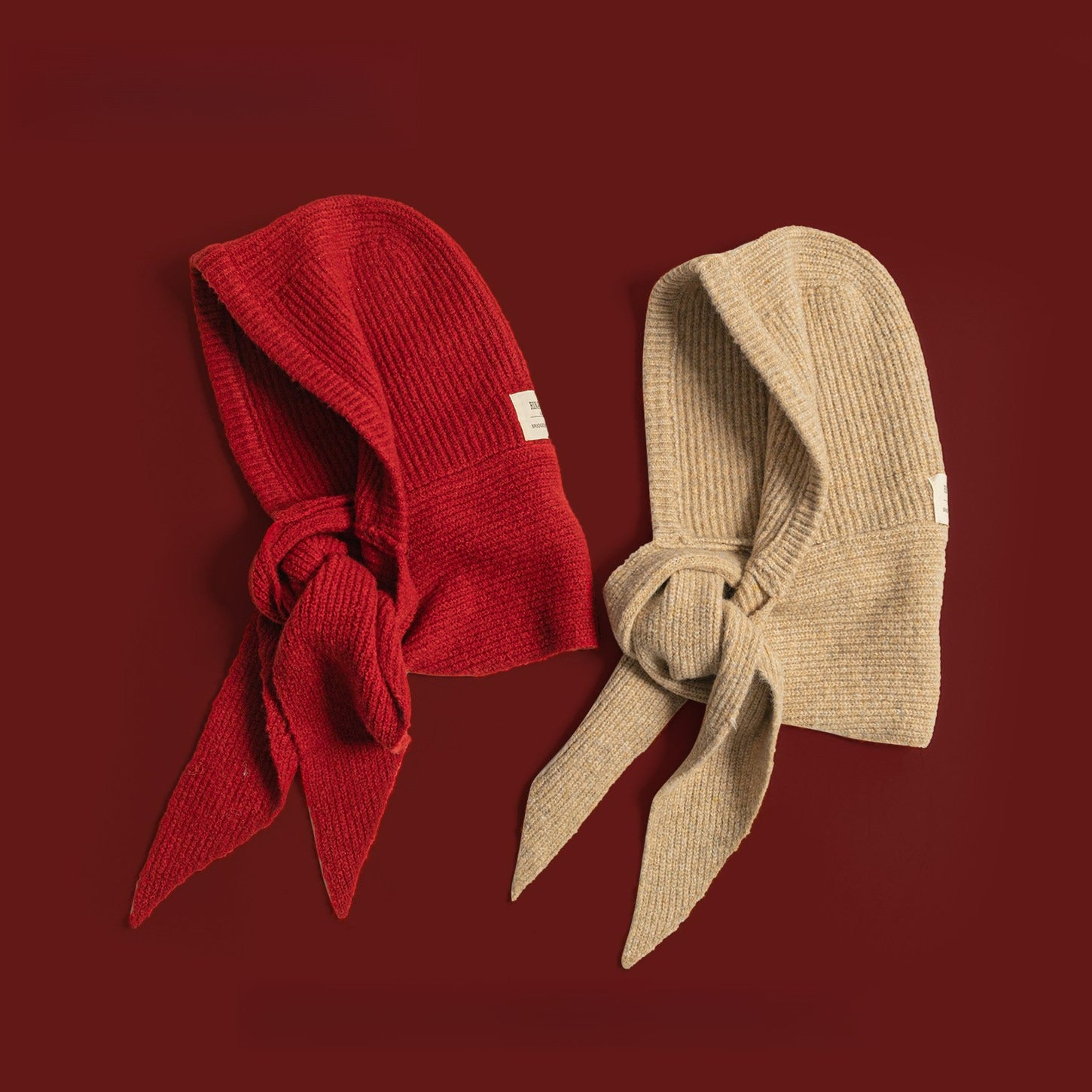 Cute Warm Ear Protection Knitted Fashionable Balaclava Hat